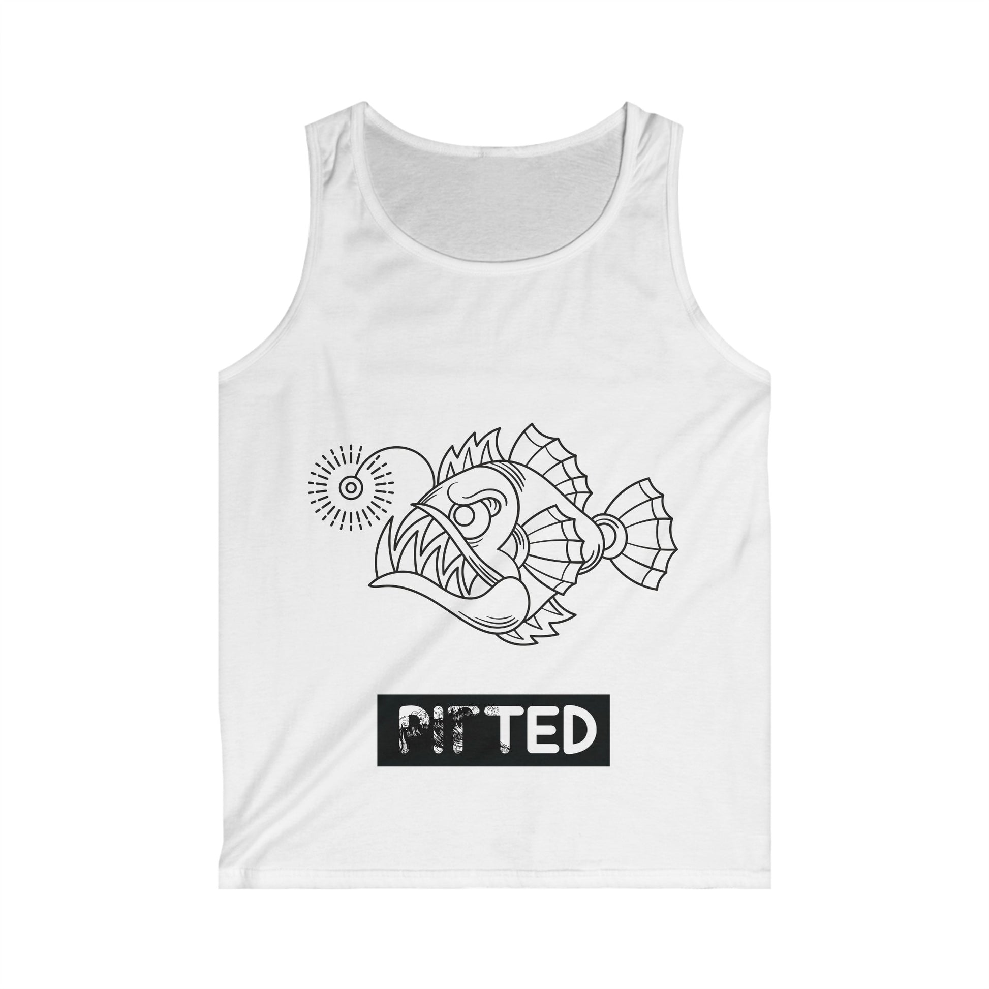 PITTED Angry Angler Men's Tank Top – Sleek & Comfortable

