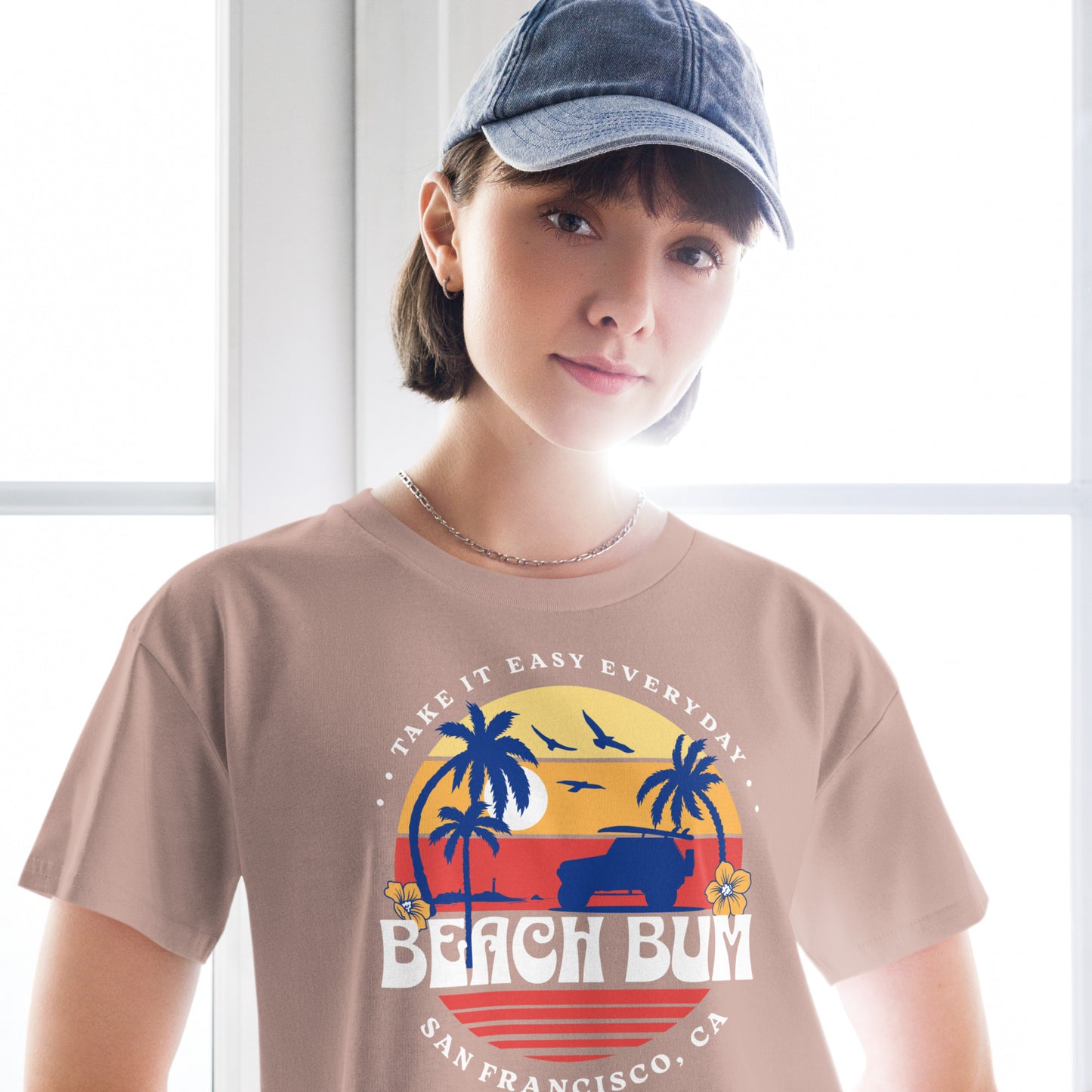 PITTED: Beach Bum Graphic Crop Top - Ride the Waves in Style