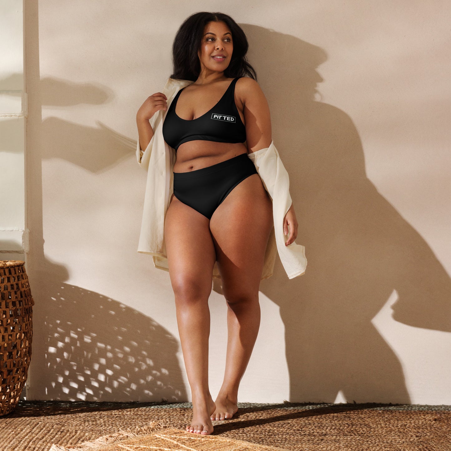 PITTED Black Classic Bikini – Chic, Comfortable & Sustainable
