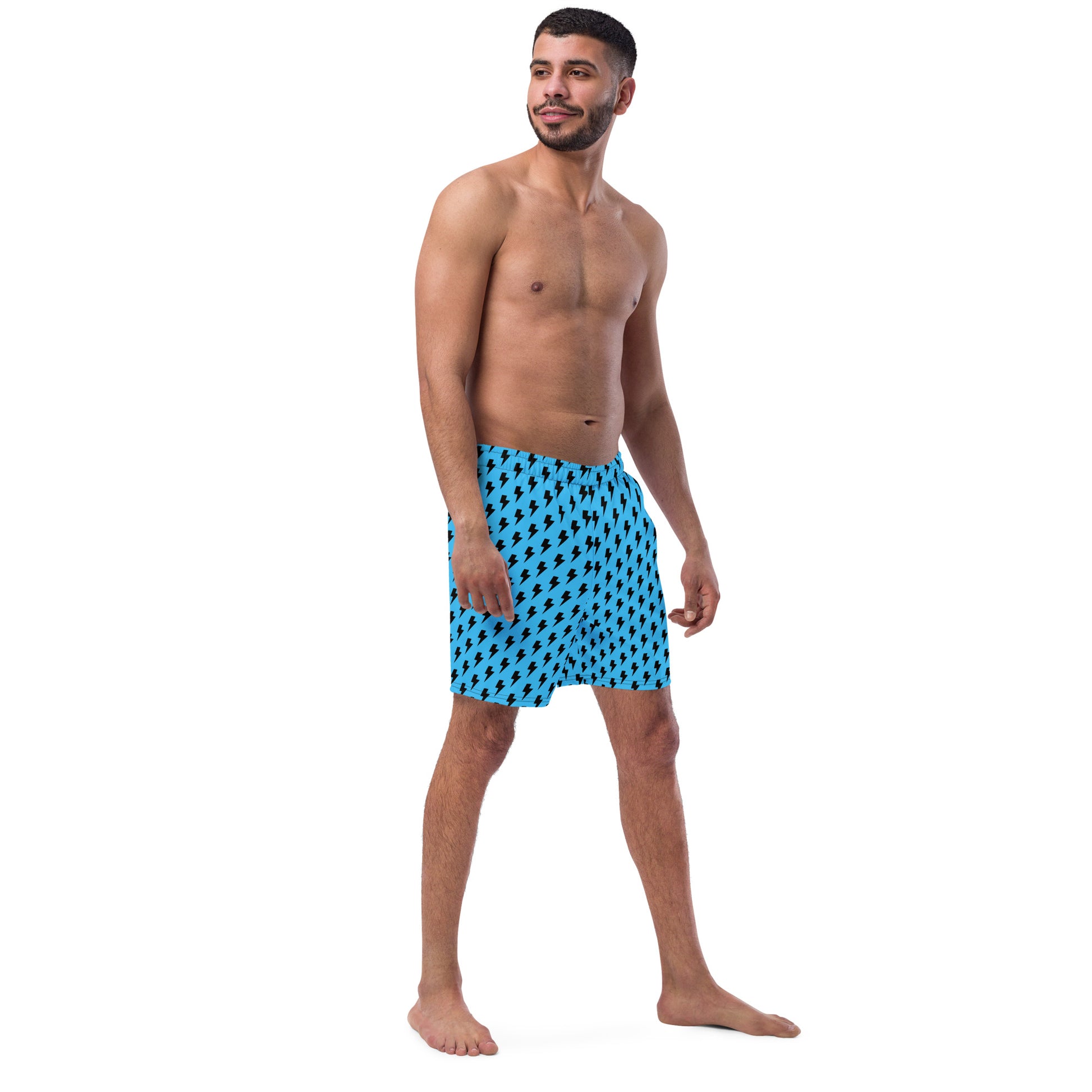 PITTED Lightning Strike Blue Trunks – Bold Style, Unmatched Comfort
