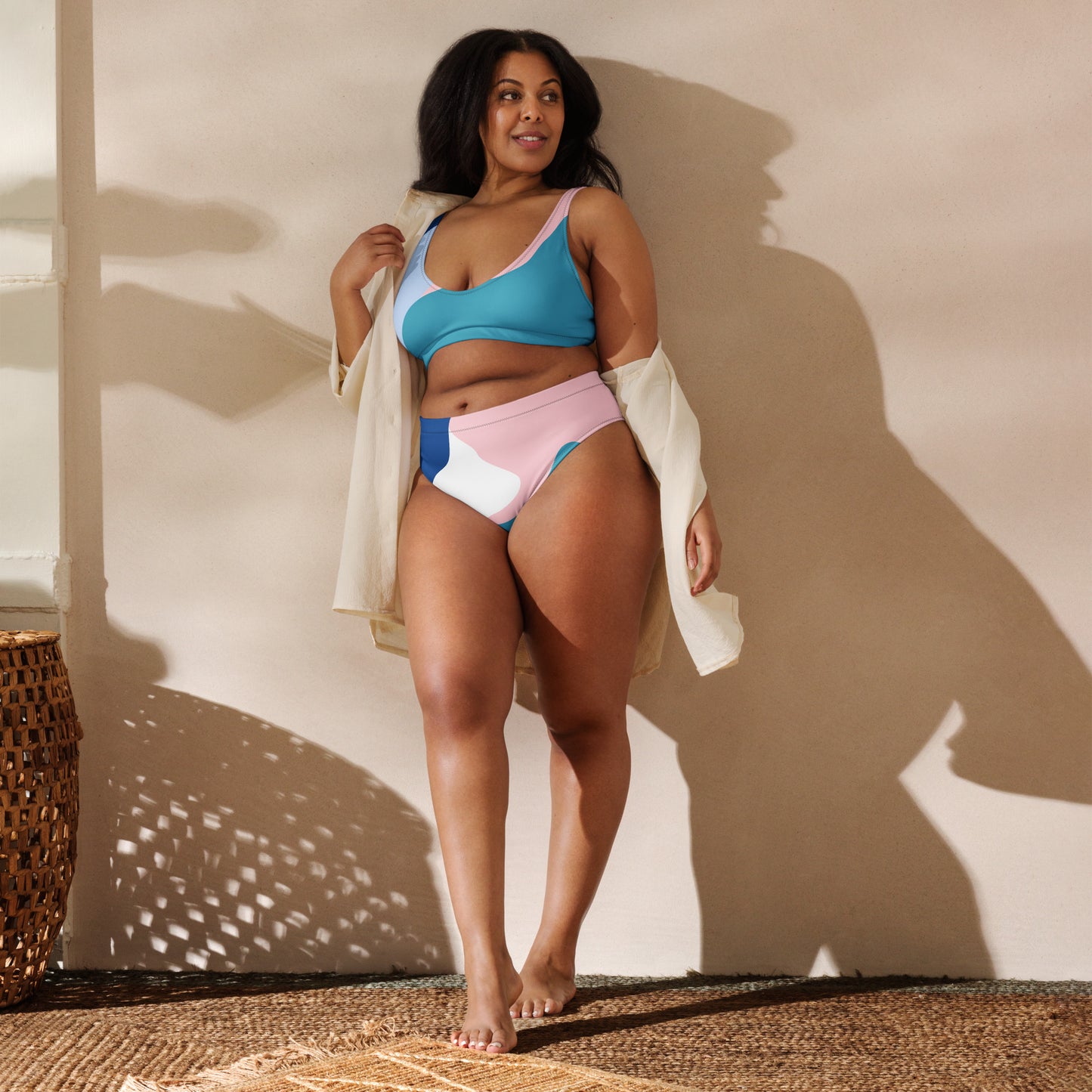 PITTED Breezy Abstract Bikini – Stylish & Eco-Friendly Swimwear
