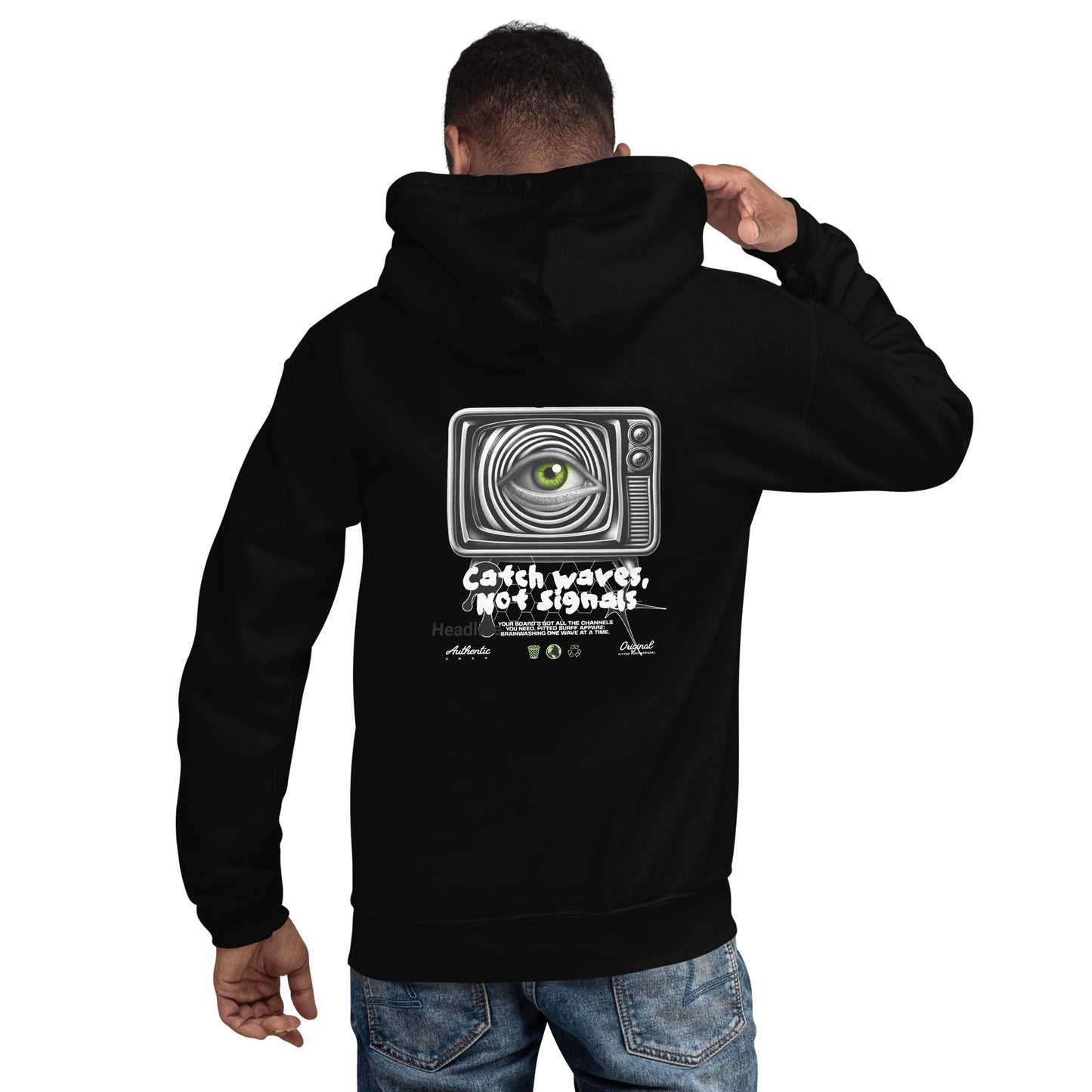 PITTED: Catch Wave not Signals Hoodie – Cozy, Stylish & Durable
