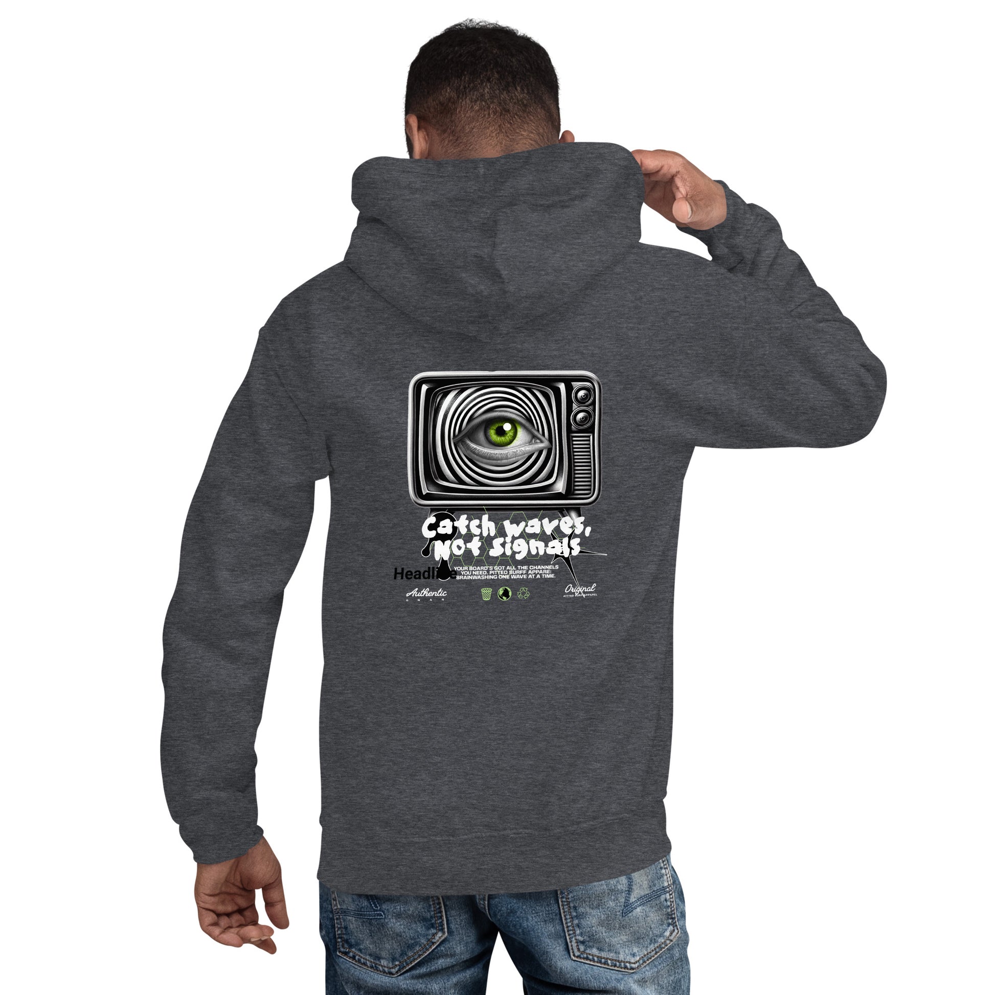 PITTED: Catch Wave not Signals Hoodie – Cozy, Stylish & Durable