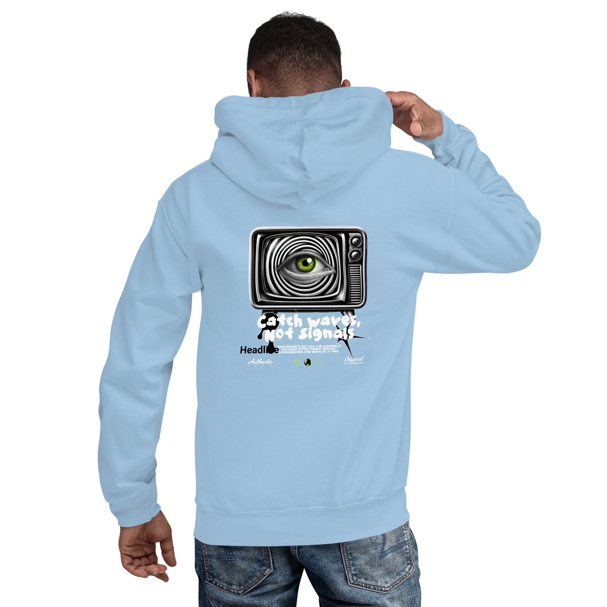 PITTED: Catch Wave not Signals Hoodie – Cozy, Stylish & Durable