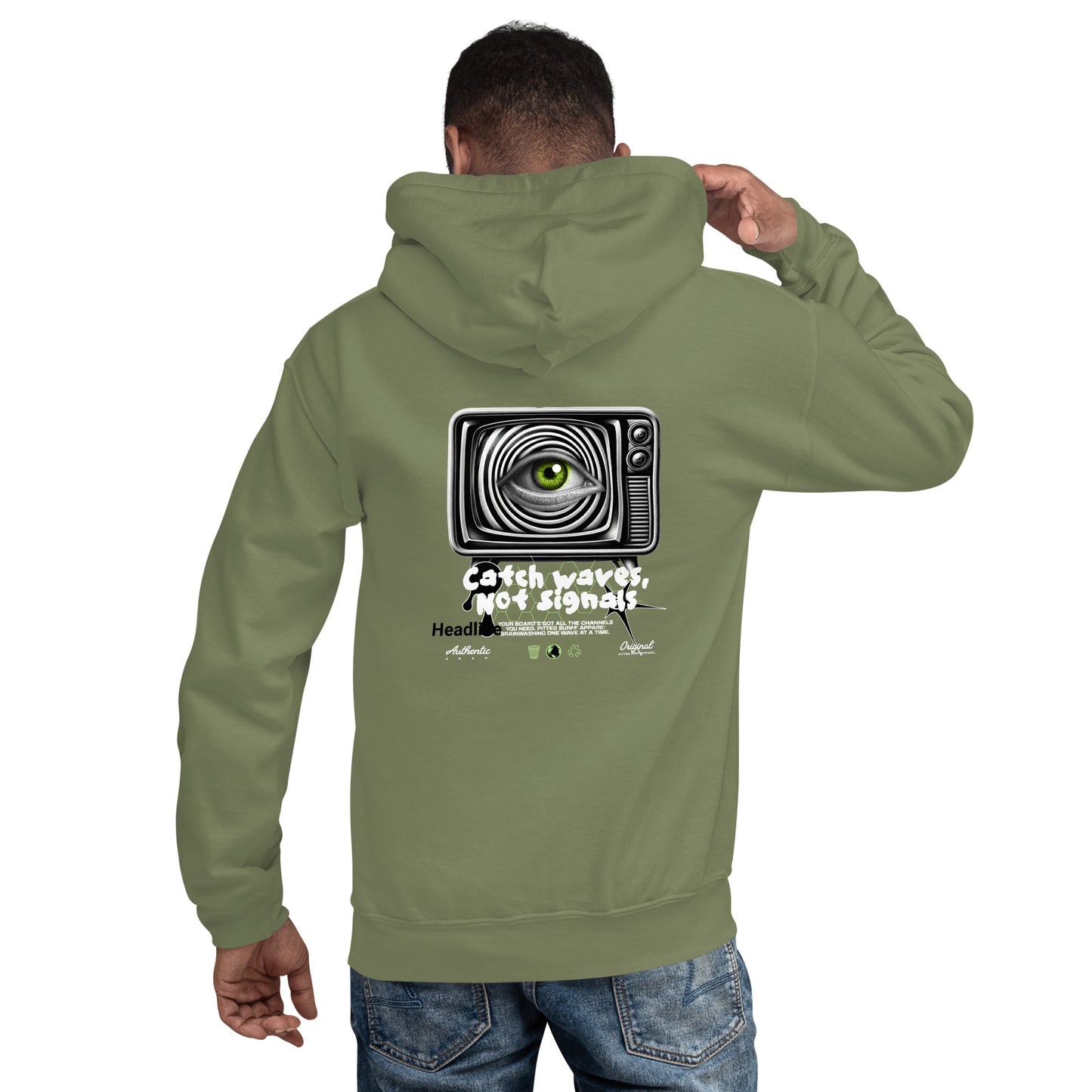 PITTED: Catch Wave not Signals Hoodie – Cozy, Stylish & Durable