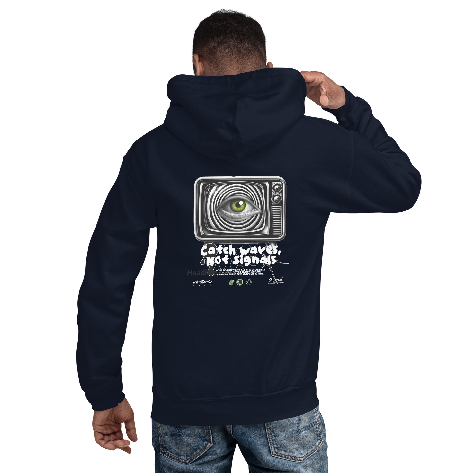 PITTED: Catch Wave not Signals Hoodie – Cozy, Stylish & Durable