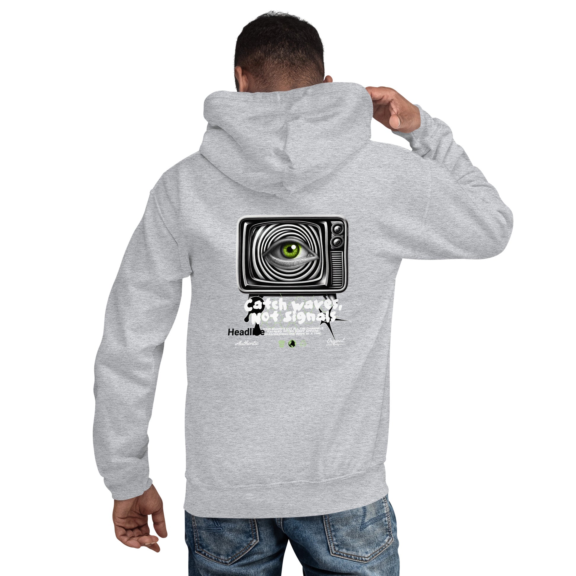 PITTED: Catch Wave not Signals Hoodie – Cozy, Stylish & Durable
