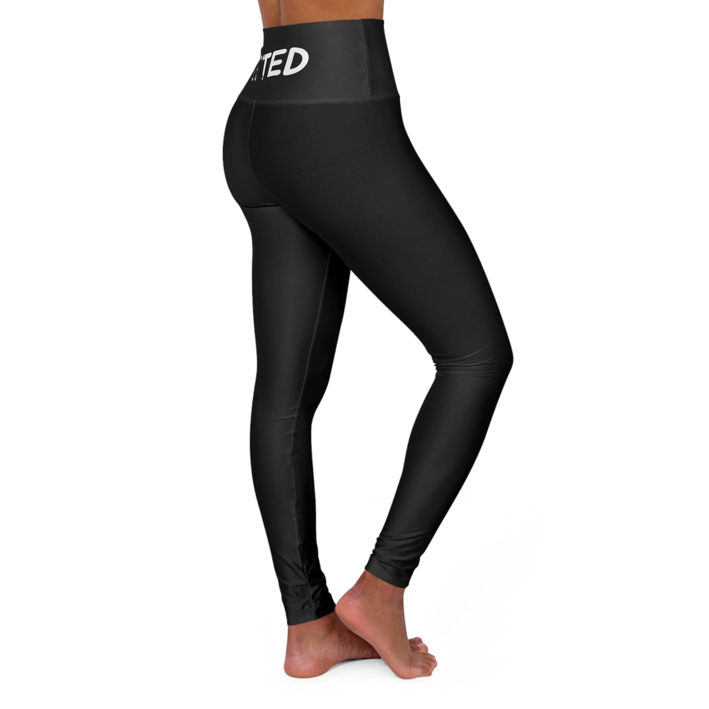 PITTED Classic Black High Waisted Yoga Leggings | Sleek & Stylish

