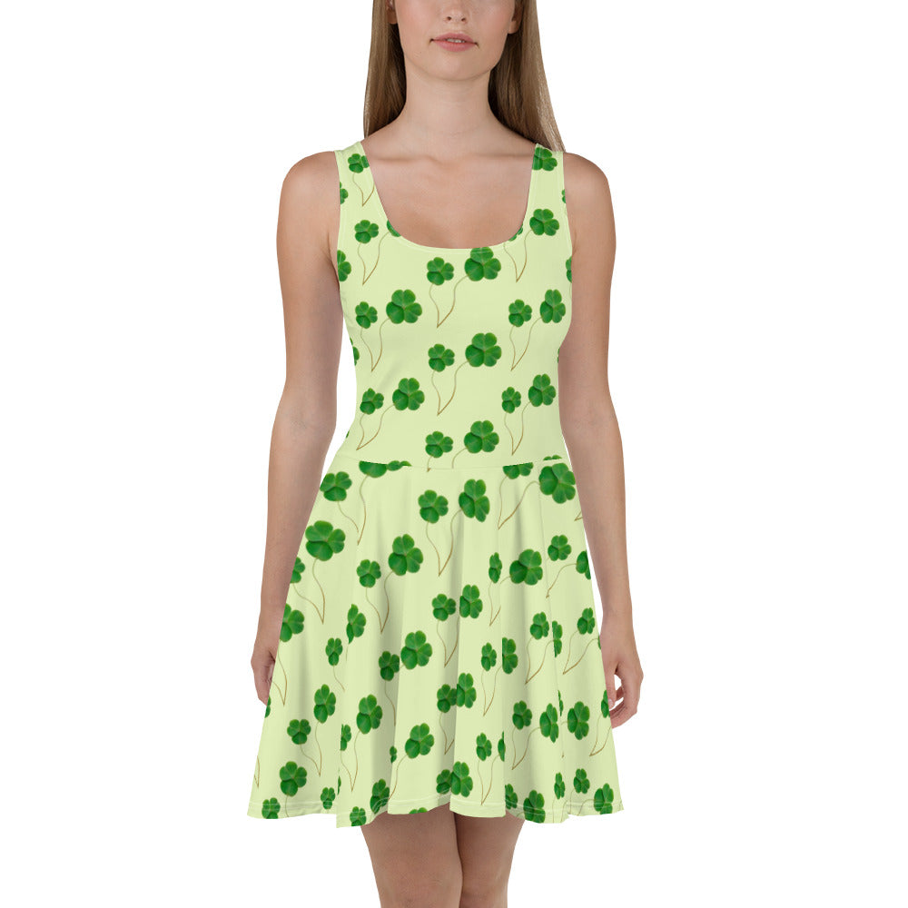 PITTED: Clover Skater Dress, Chic & Eco-Friendly Style