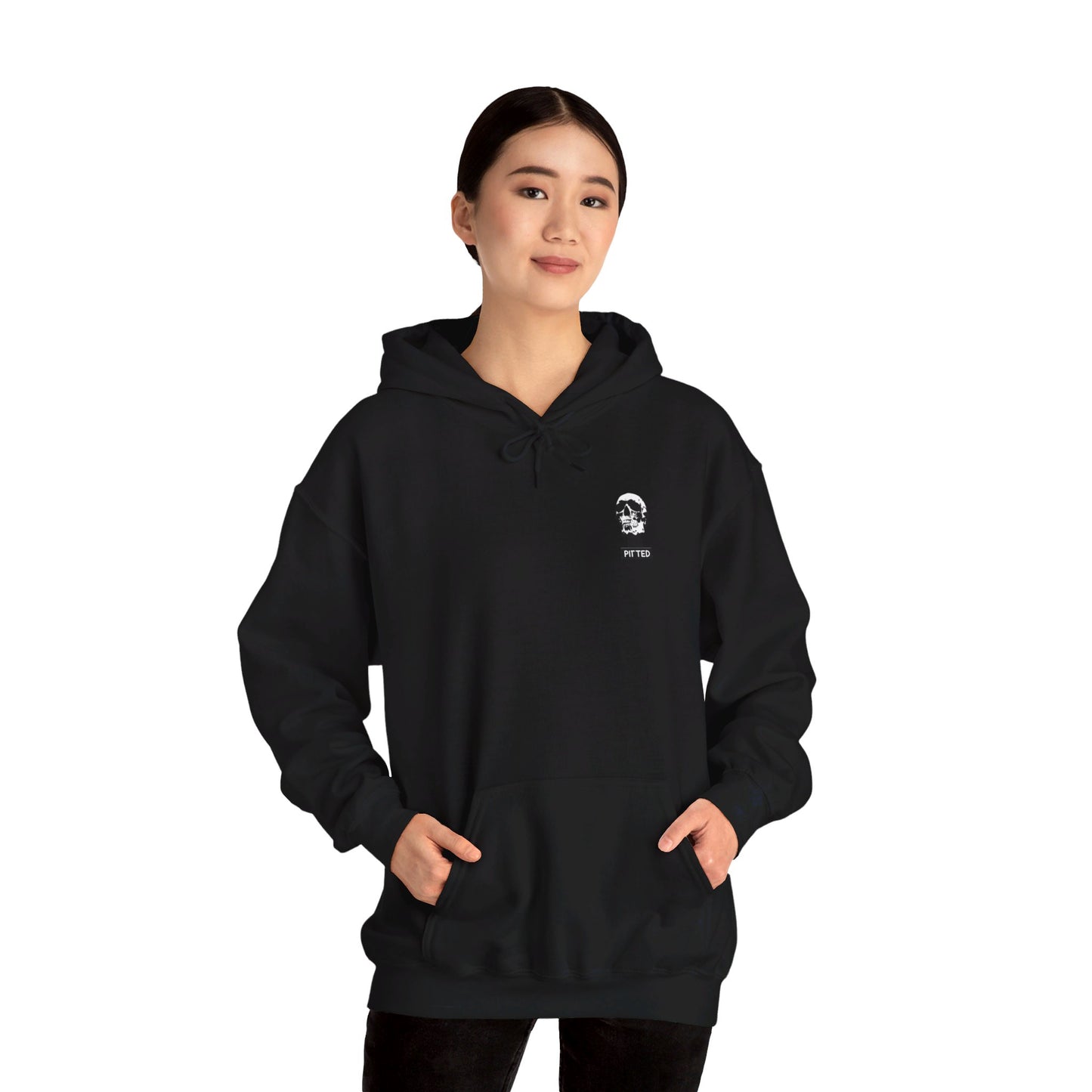 PITTED Hell on a Surf Board Hoodie – Bold, Warm, Sustainable


