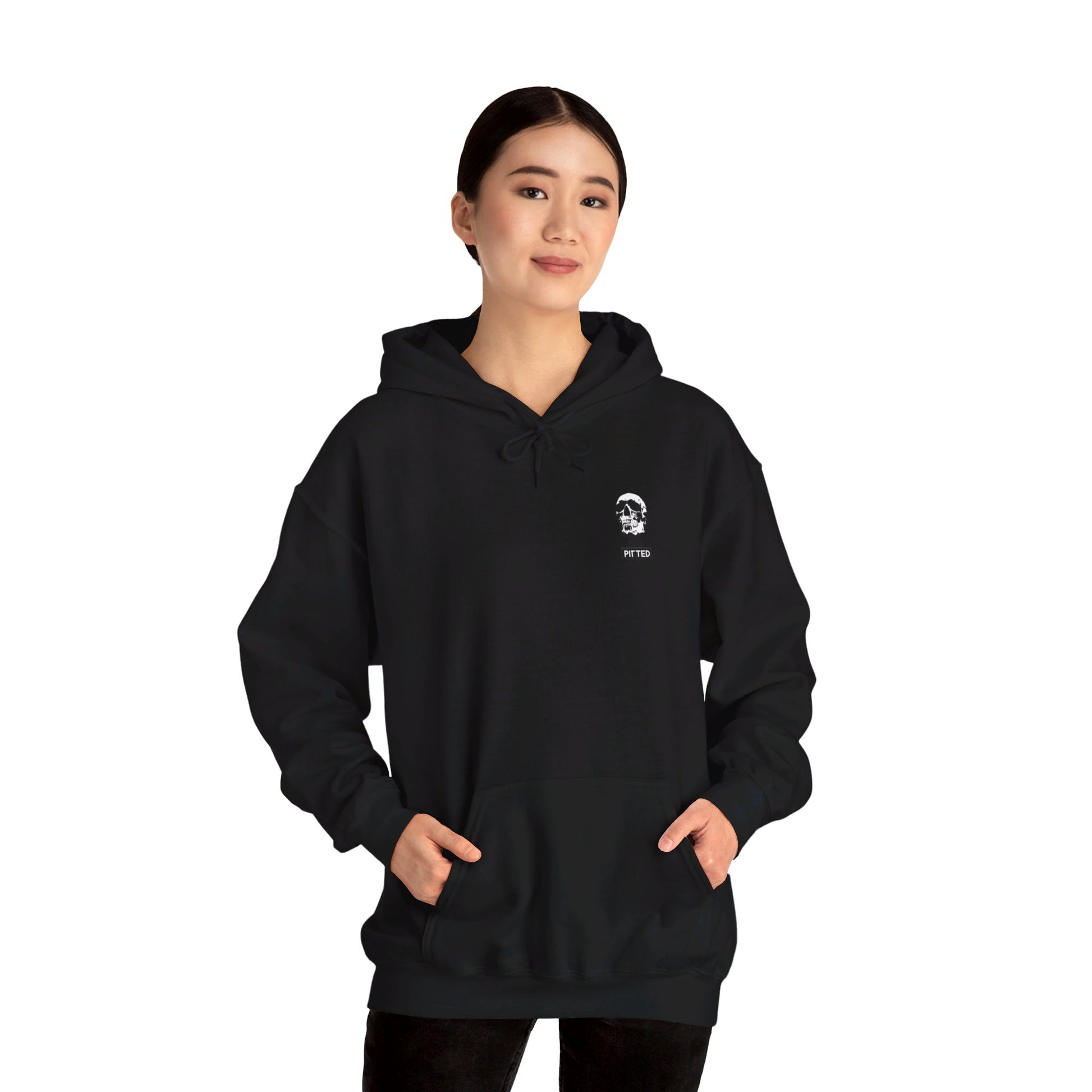 PITTED Hell on a Surf Board Hoodie – Bold, Warm, Sustainable

