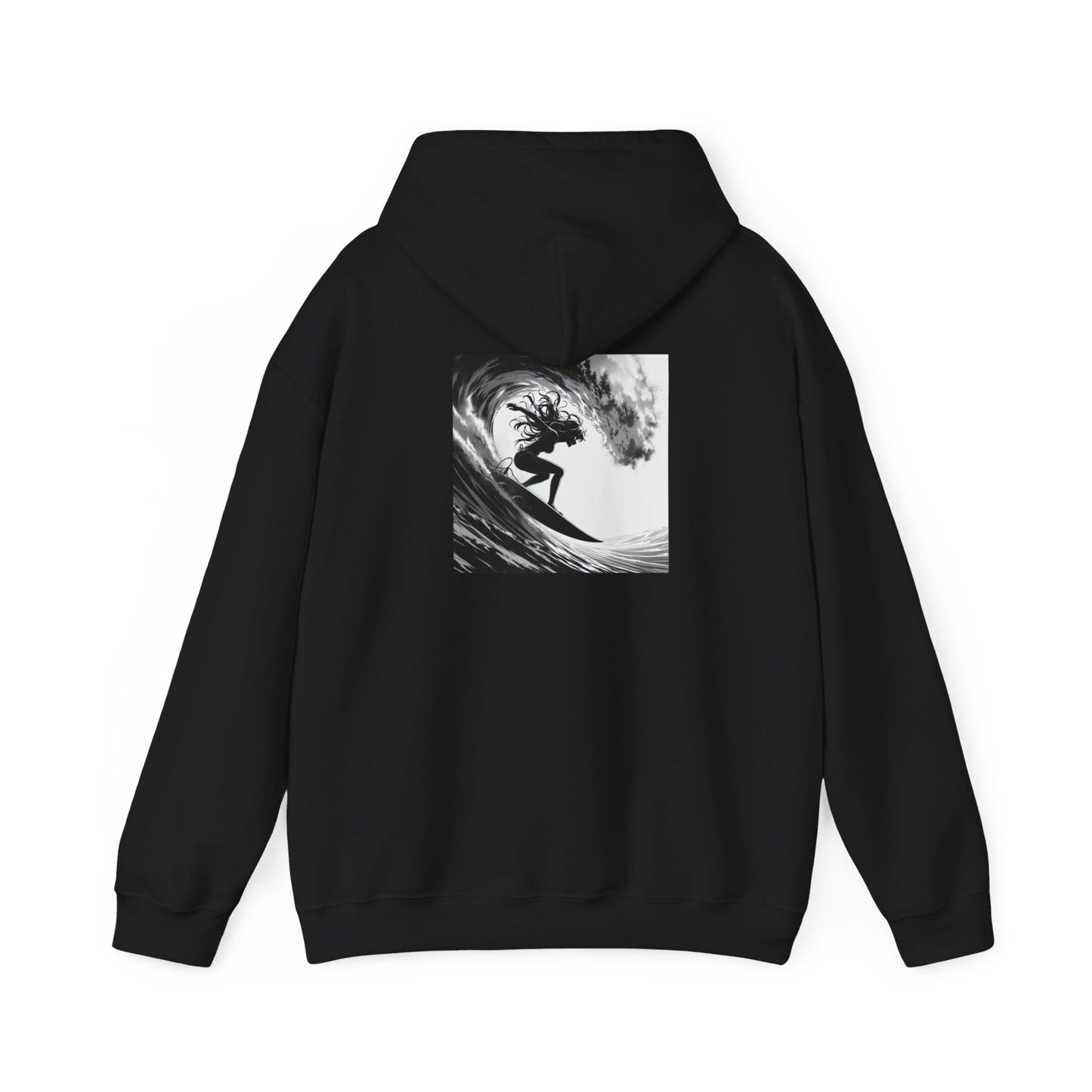 PITTED Hell on a Surf Board Hoodie – Bold, Warm, Sustainable

