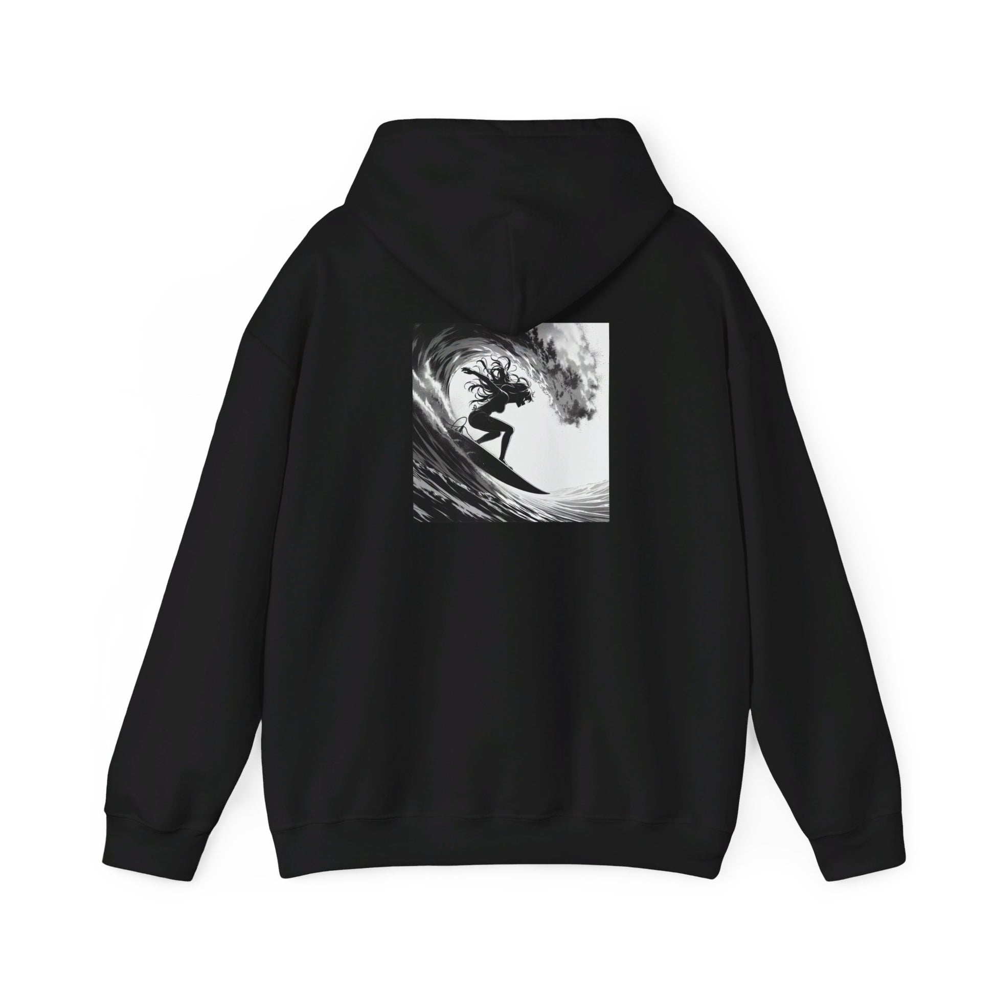 PITTED Hell on a Surf Board Hoodie – Bold, Warm, Sustainable

