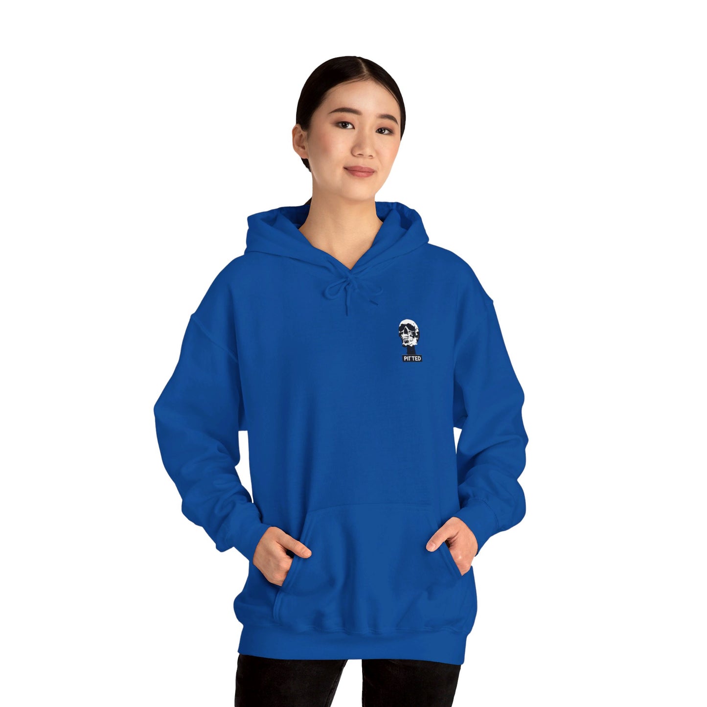 PITTED Hell on a Surf Board Hoodie – Bold, Warm, Sustainable

