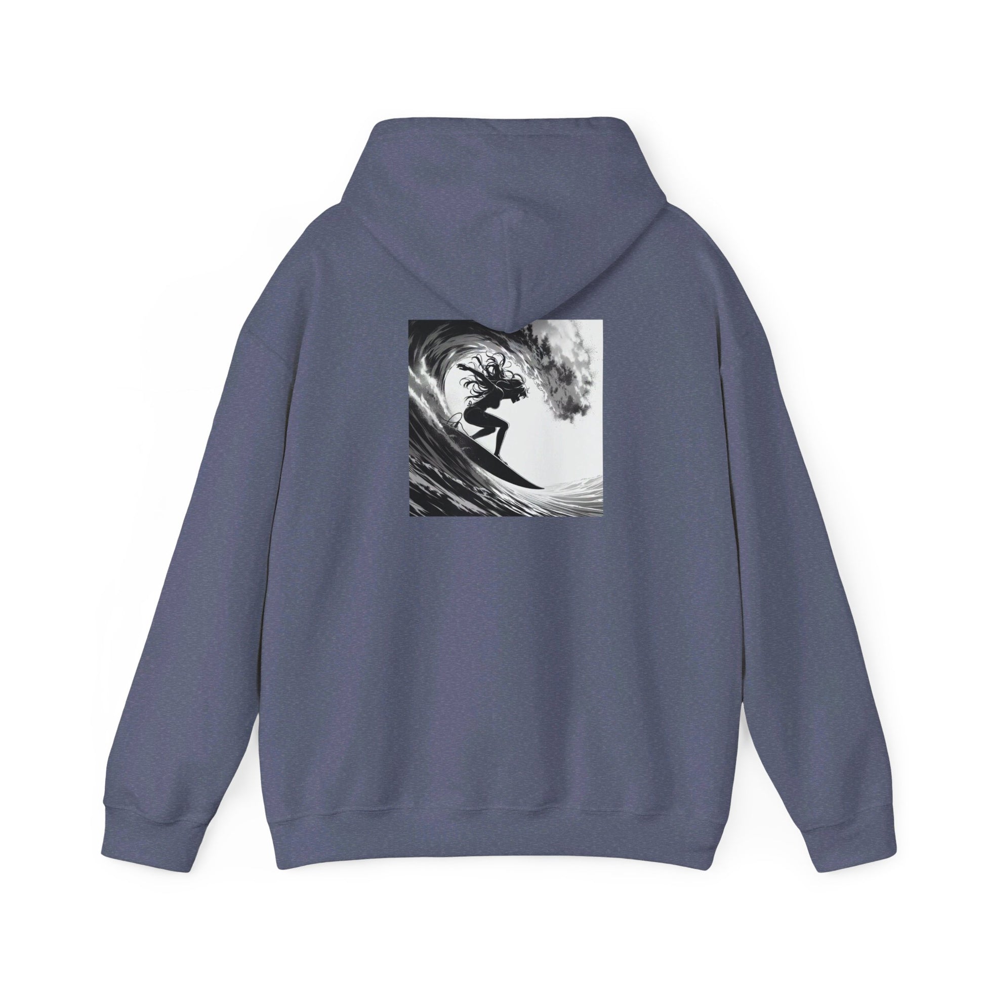 PITTED Hell on a Surf Board Hoodie – Bold, Warm, Sustainable

