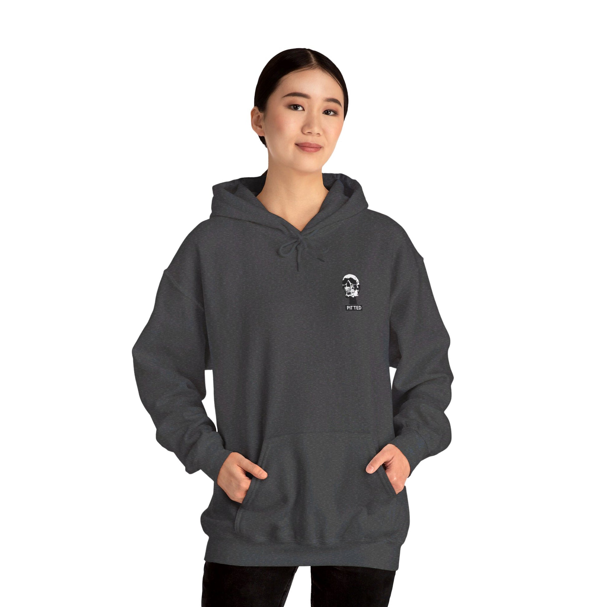 PITTED Hell on a Surf Board Hoodie – Bold, Warm, Sustainable

