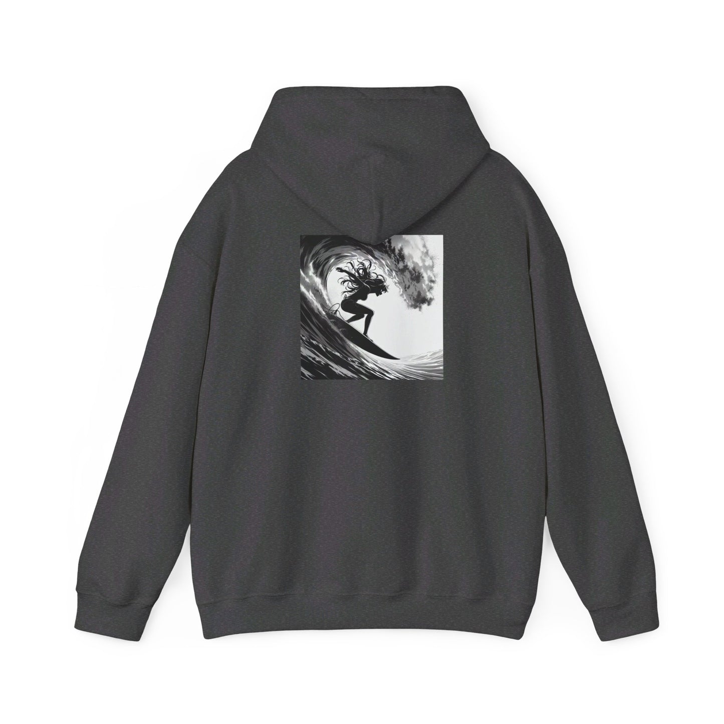 PITTED Hell on a Surf Board Hoodie – Bold, Warm, Sustainable


