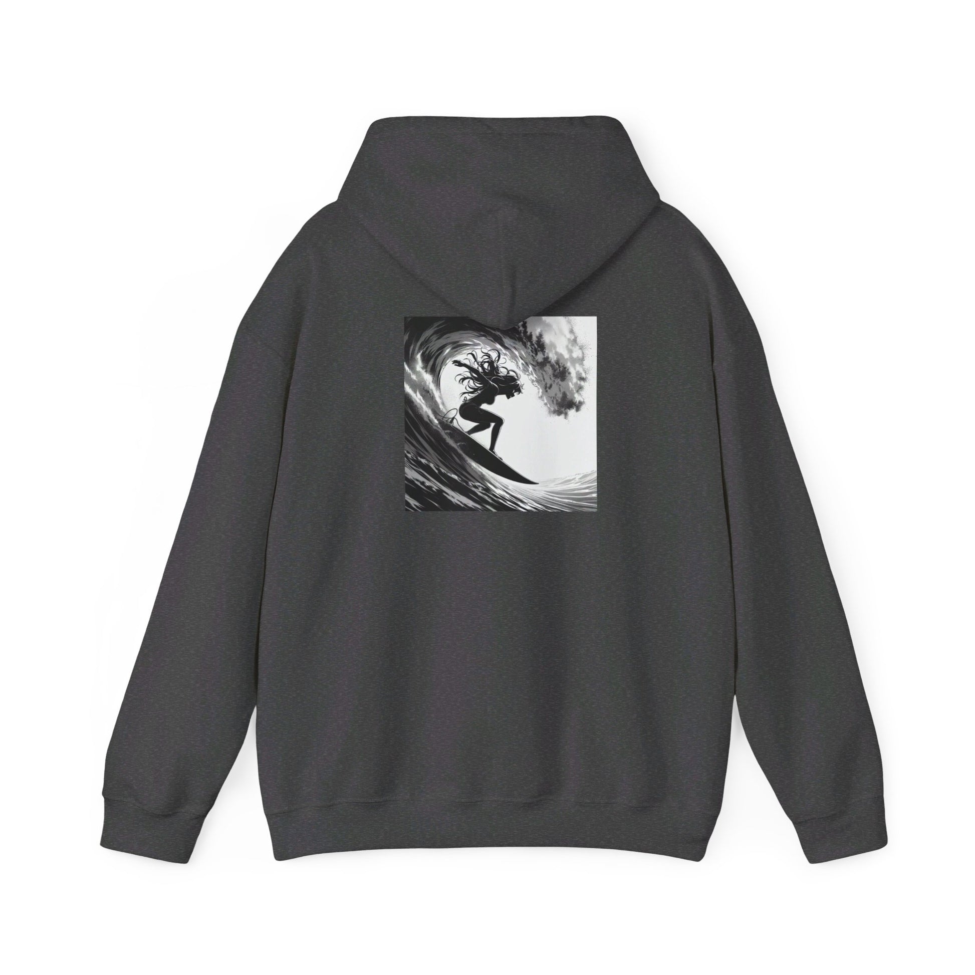 PITTED Hell on a Surf Board Hoodie – Bold, Warm, Sustainable

