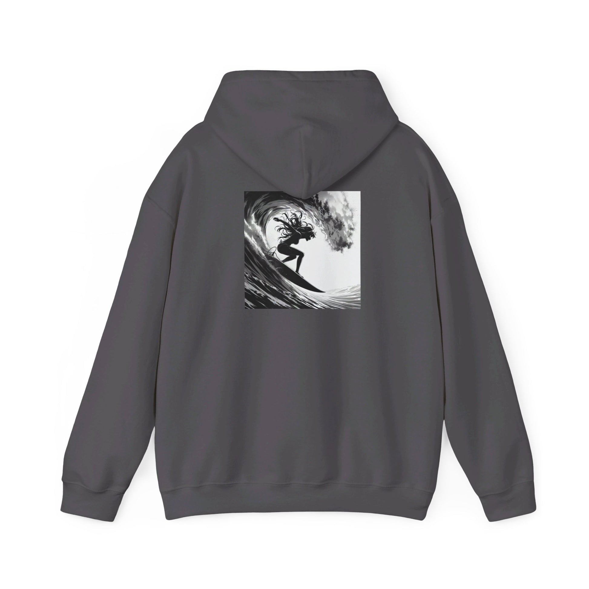 PITTED Hell on a Surf Board Hoodie – Bold, Warm, Sustainable

