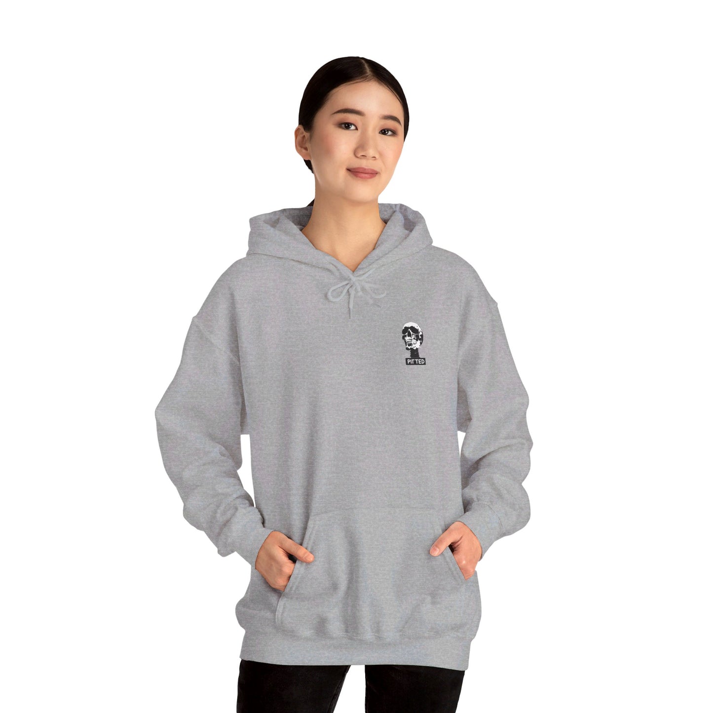 PITTED Hell on a Surf Board Hoodie – Bold, Warm, Sustainable

