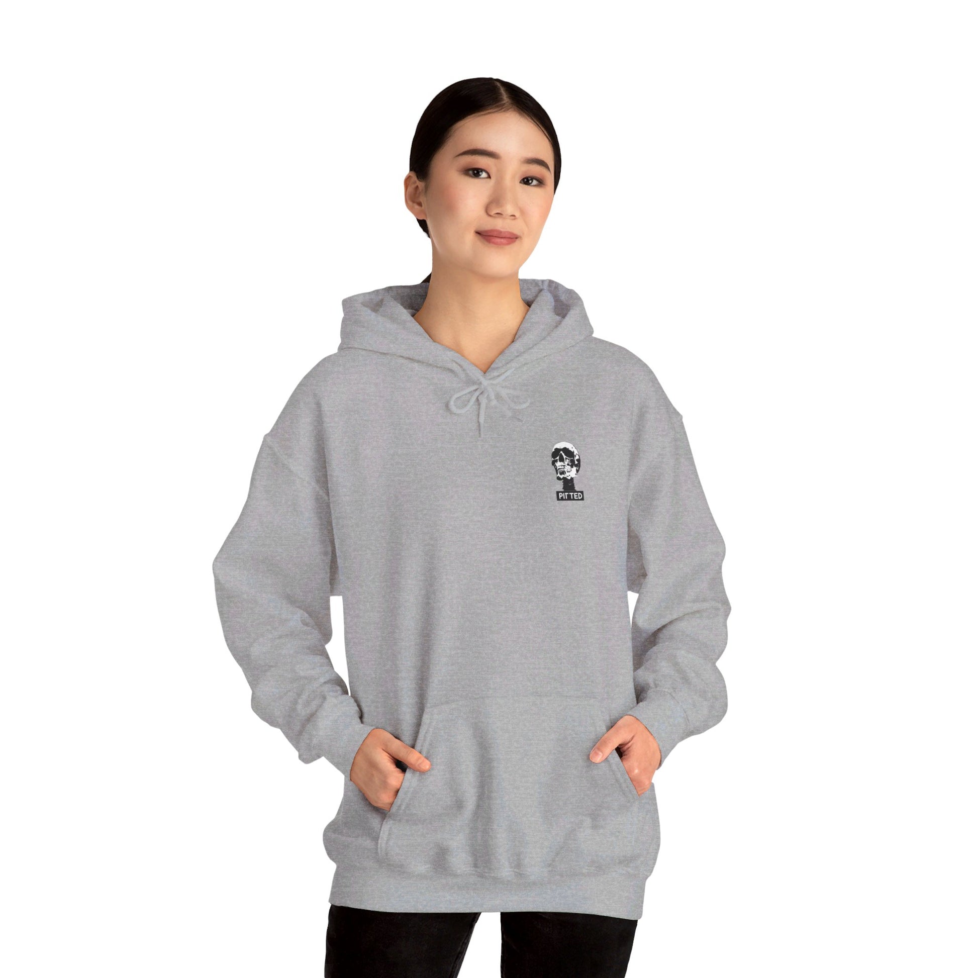 PITTED Hell on a Surf Board Hoodie – Bold, Warm, Sustainable

