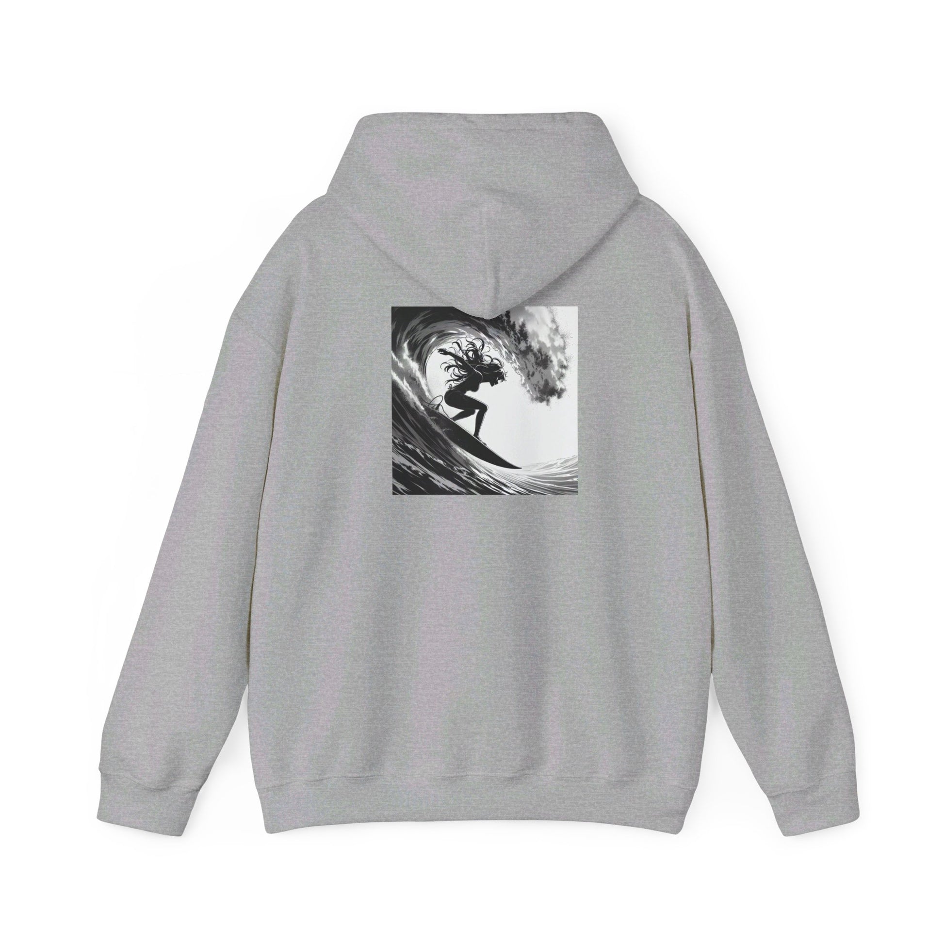 PITTED Hell on a Surf Board Hoodie – Bold, Warm, Sustainable

