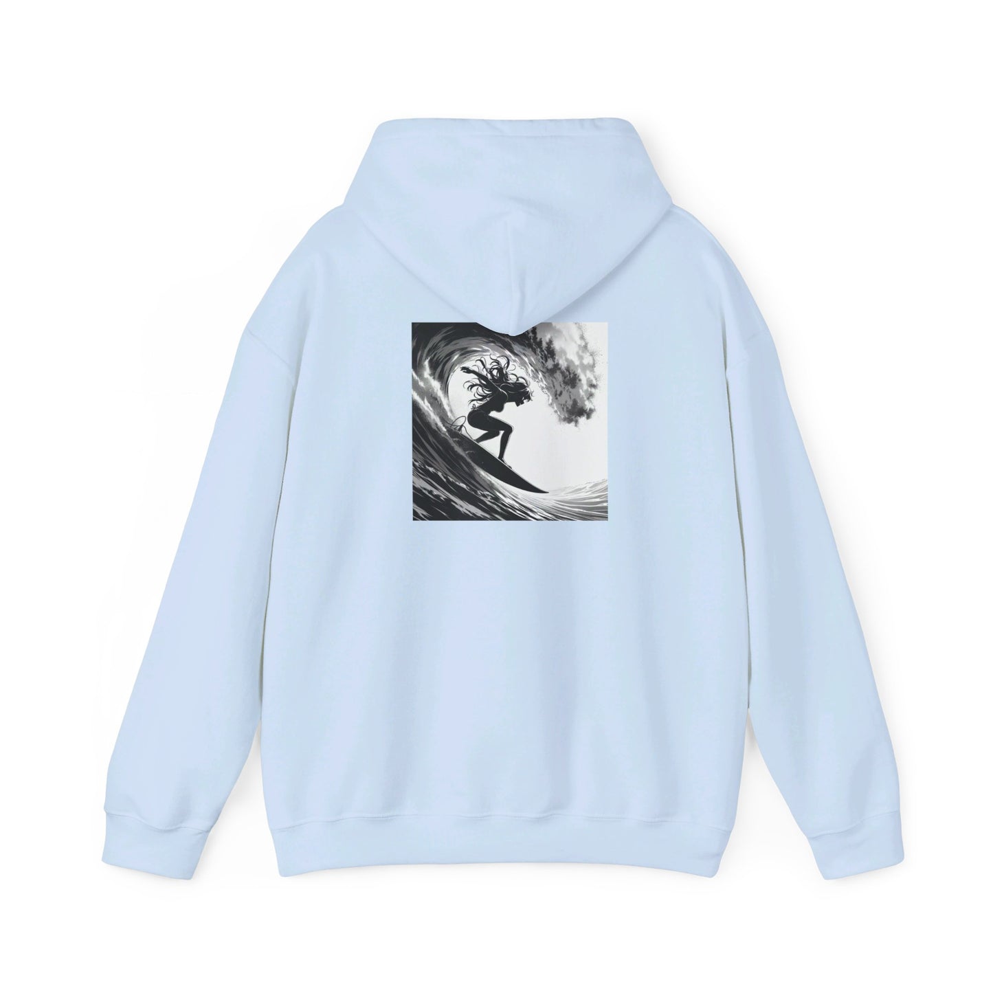 PITTED Hell on a Surf Board Hoodie – Bold, Warm, Sustainable

