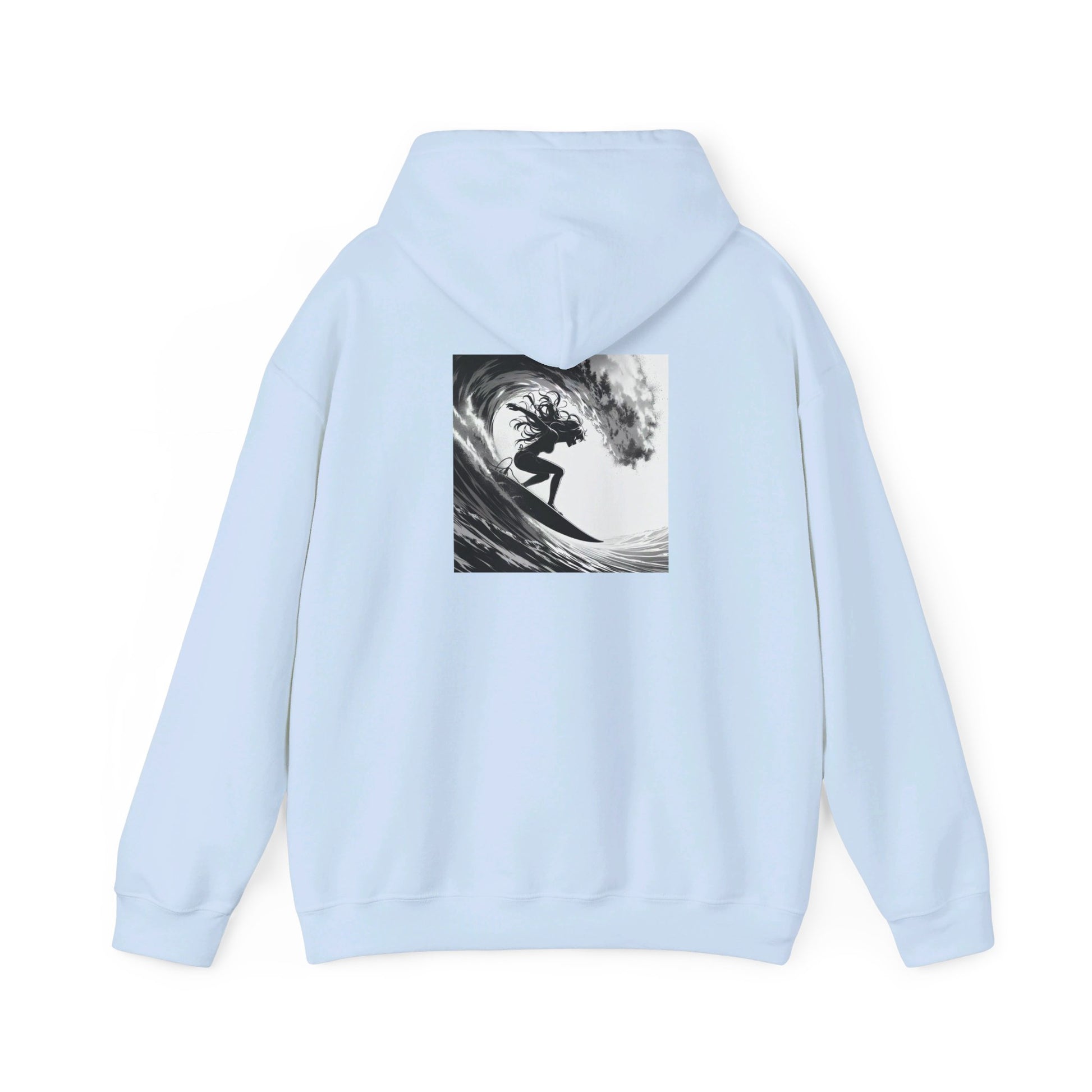 PITTED Hell on a Surf Board Hoodie – Bold, Warm, Sustainable

