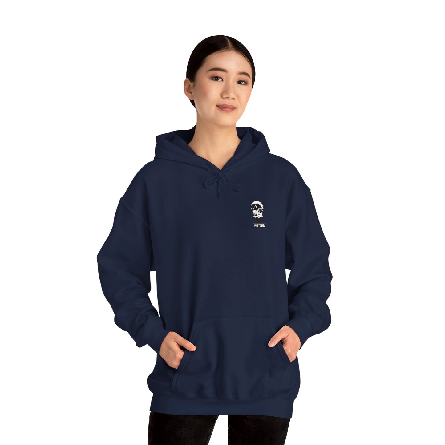 PITTED Hell on a Surf Board Hoodie – Bold, Warm, Sustainable

