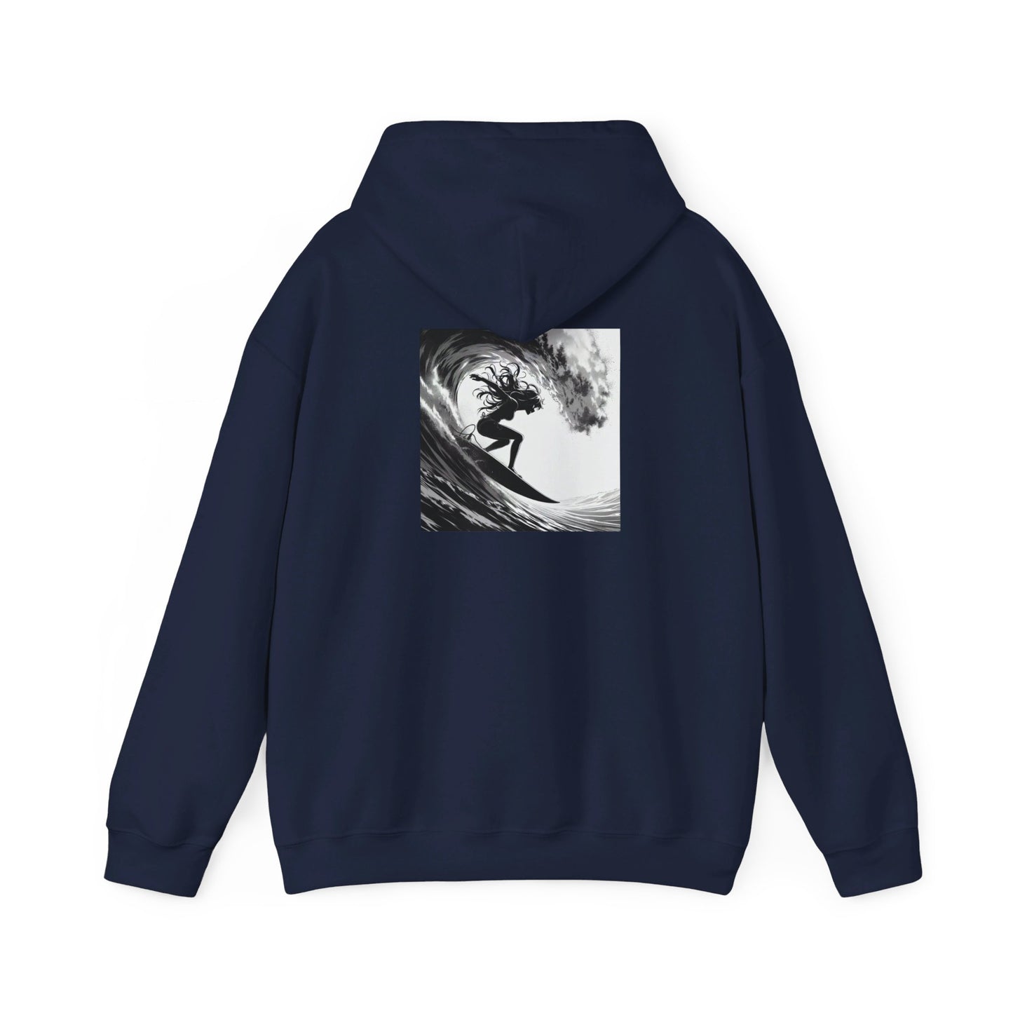 PITTED Hell on a Surf Board Hoodie – Bold, Warm, Sustainable

