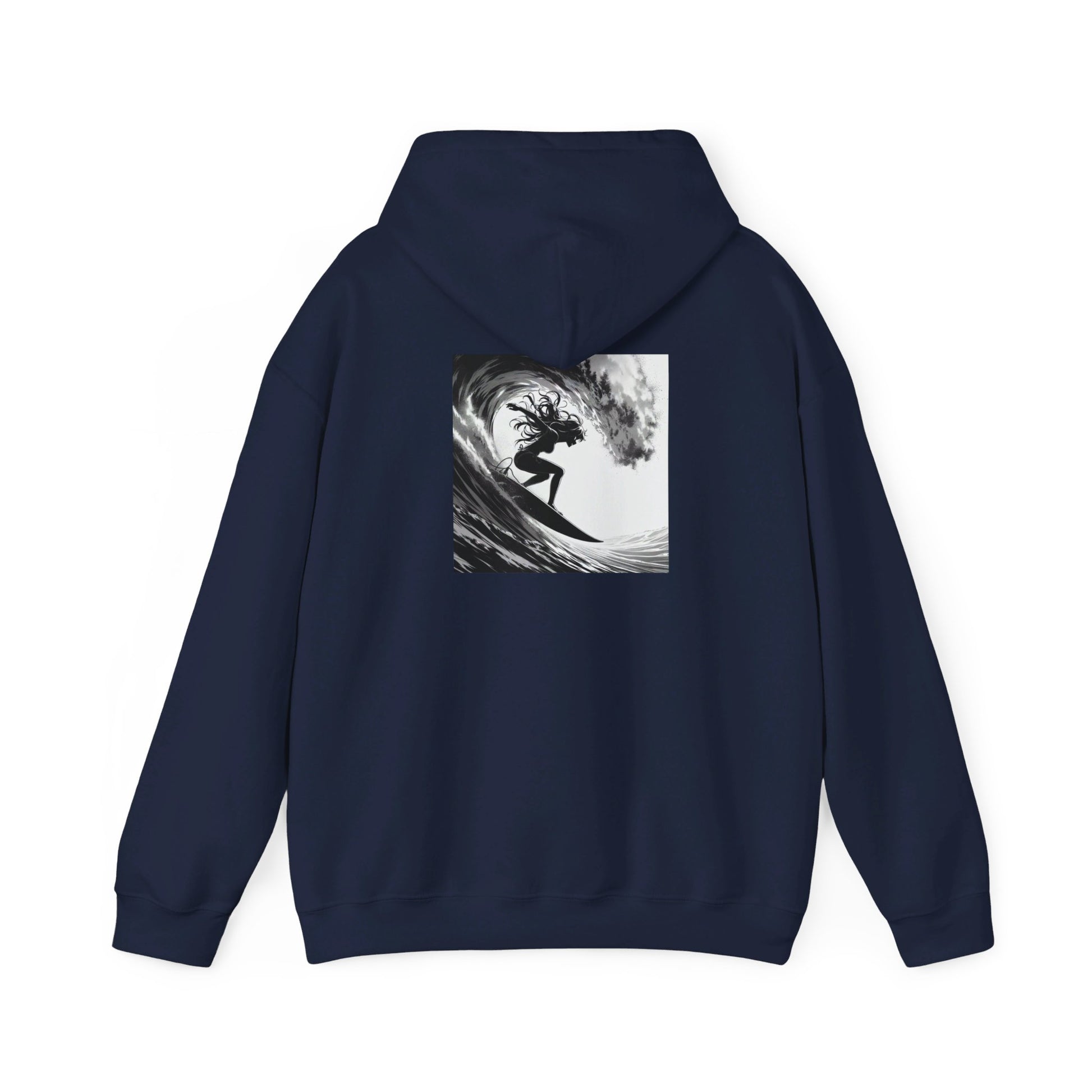 PITTED Hell on a Surf Board Hoodie – Bold, Warm, Sustainable

