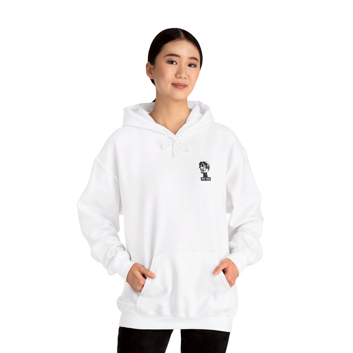 PITTED Hell on a Surf Board Hoodie – Bold, Warm, Sustainable

