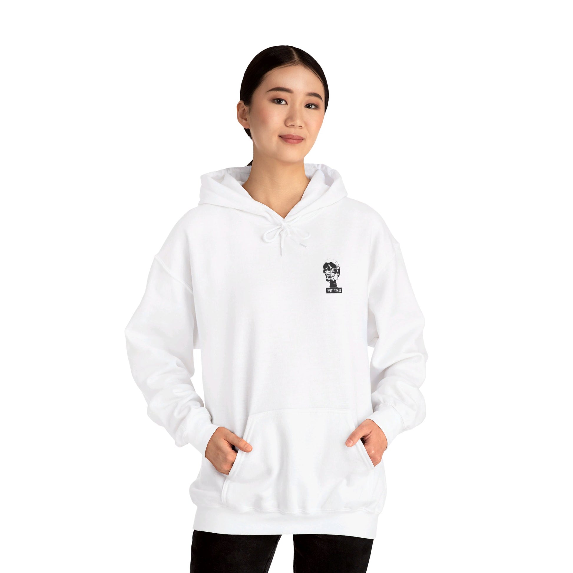 PITTED Hell on a Surf Board Hoodie – Bold, Warm, Sustainable

