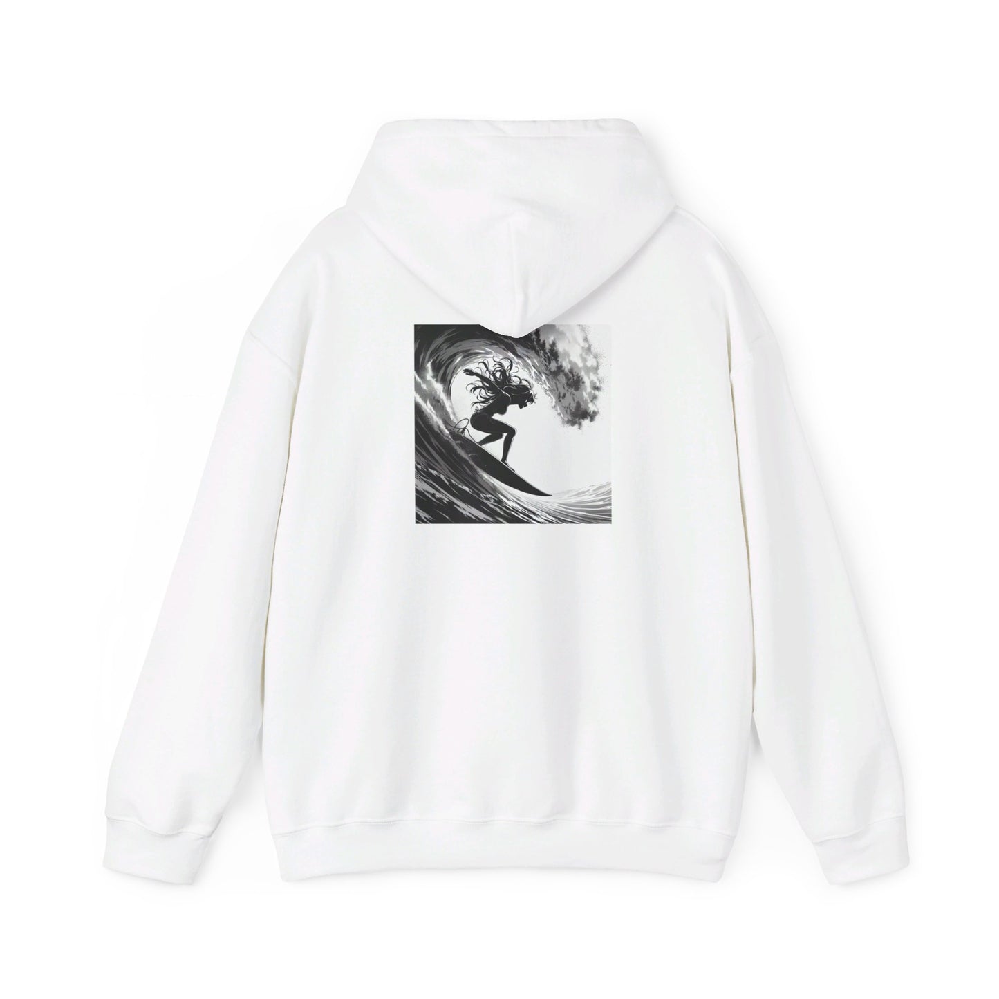 PITTED Hell on a Surf Board Hoodie – Bold, Warm, Sustainable

