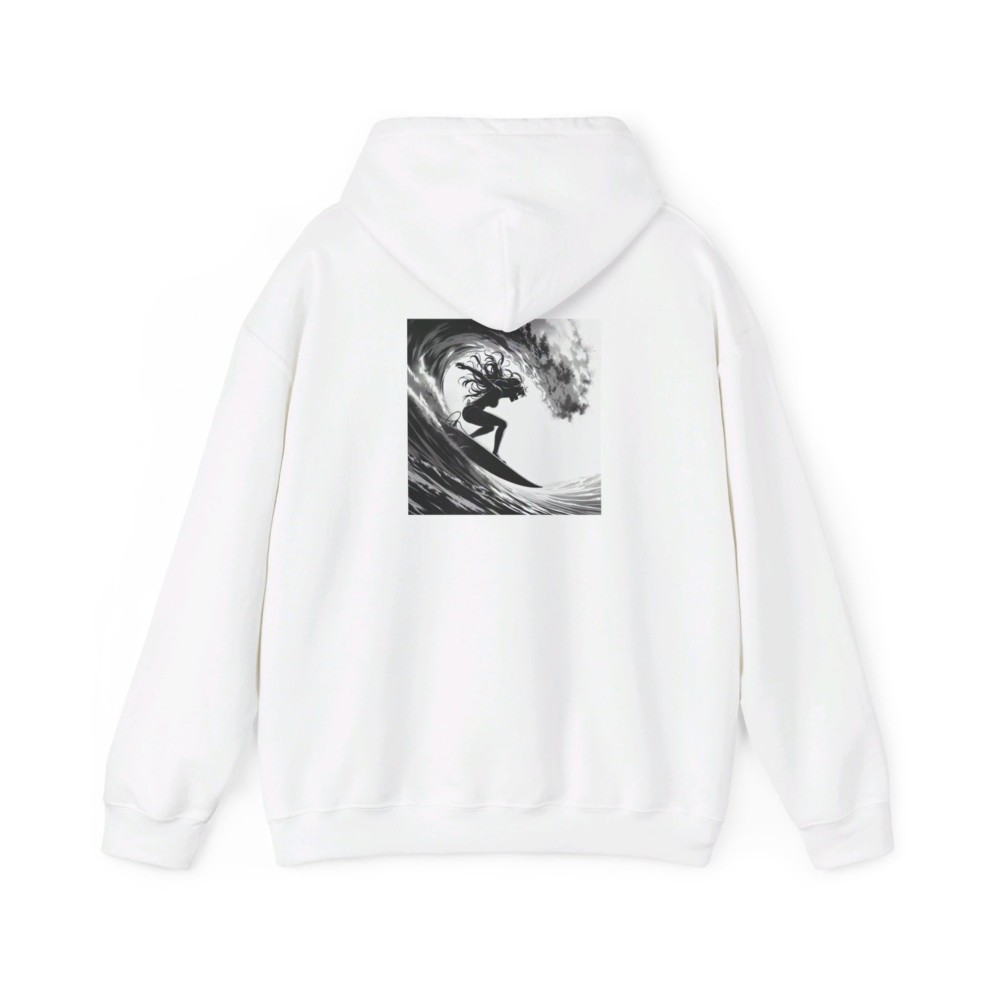 PITTED Hell on a Surf Board Hoodie – Bold, Warm, Sustainable

