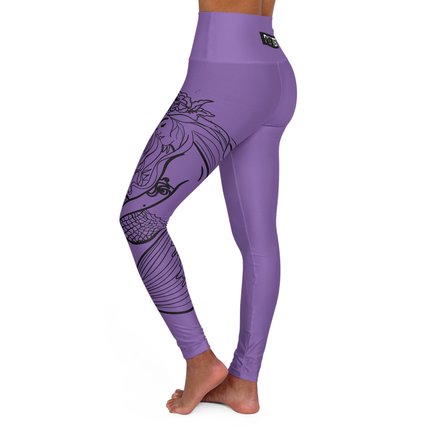 PITTED Inner Mermaid Purple Breath Yoga Leggings | Stylish & Durable

