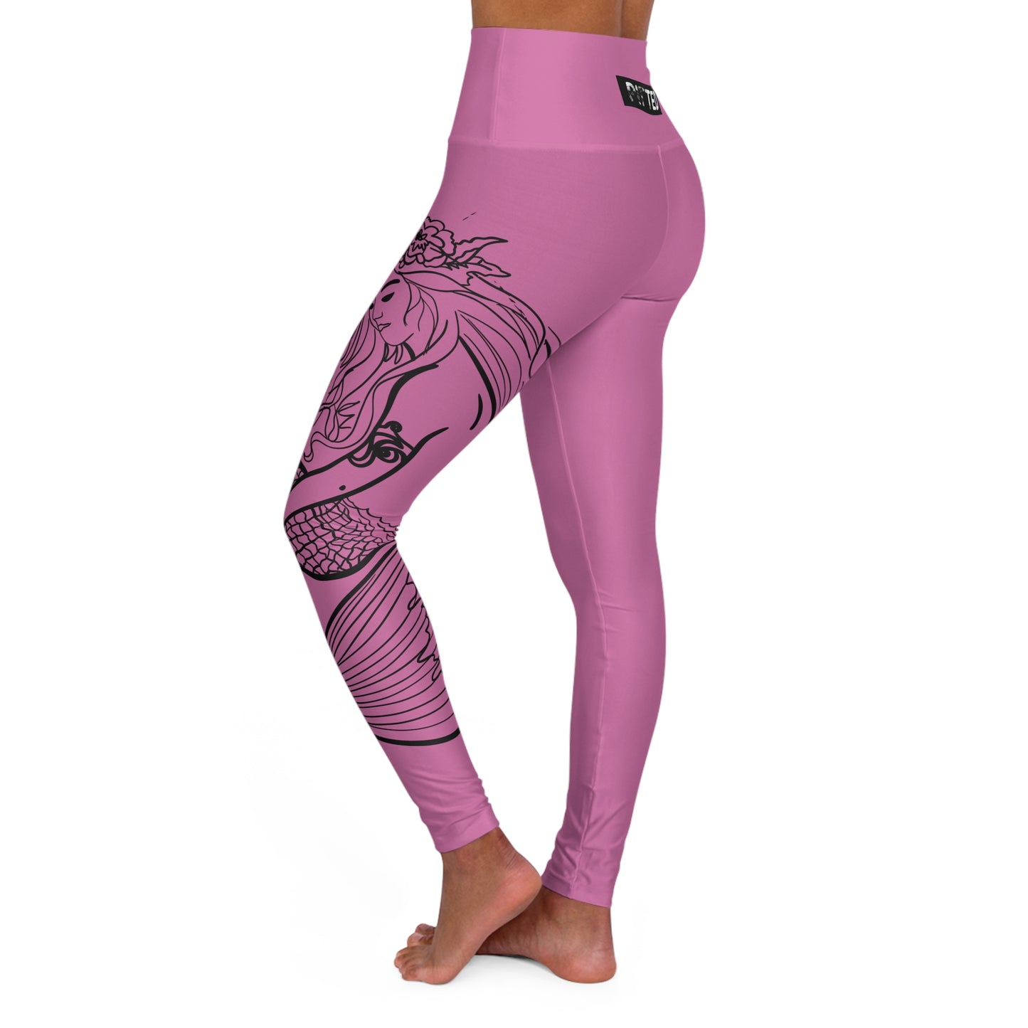 PITTED Inner Mermaid Touch of Pink Yoga Leggings | Stylish & Supportive

