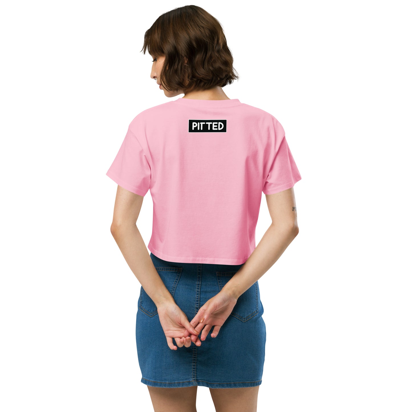 PITTED Lightning Bolt Crop Top - Electrify Your Style