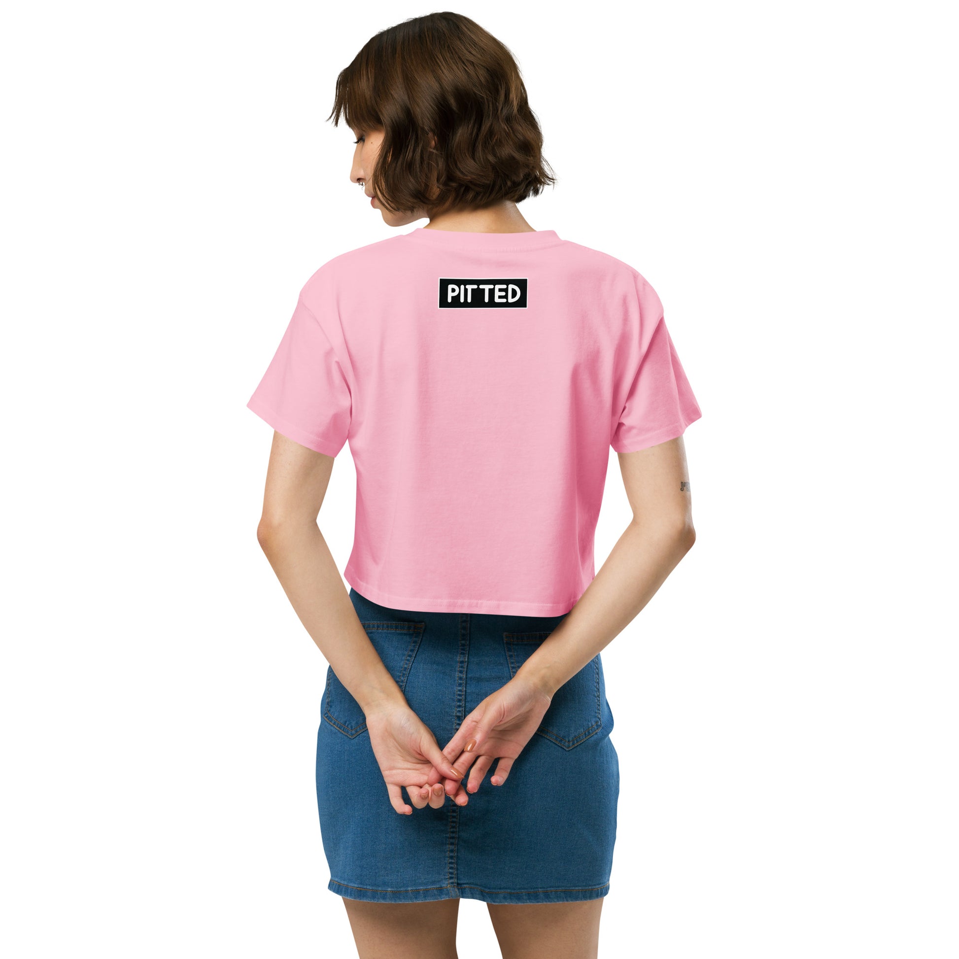 PITTED Lightning Bolt Crop Top - Electrify Your Style