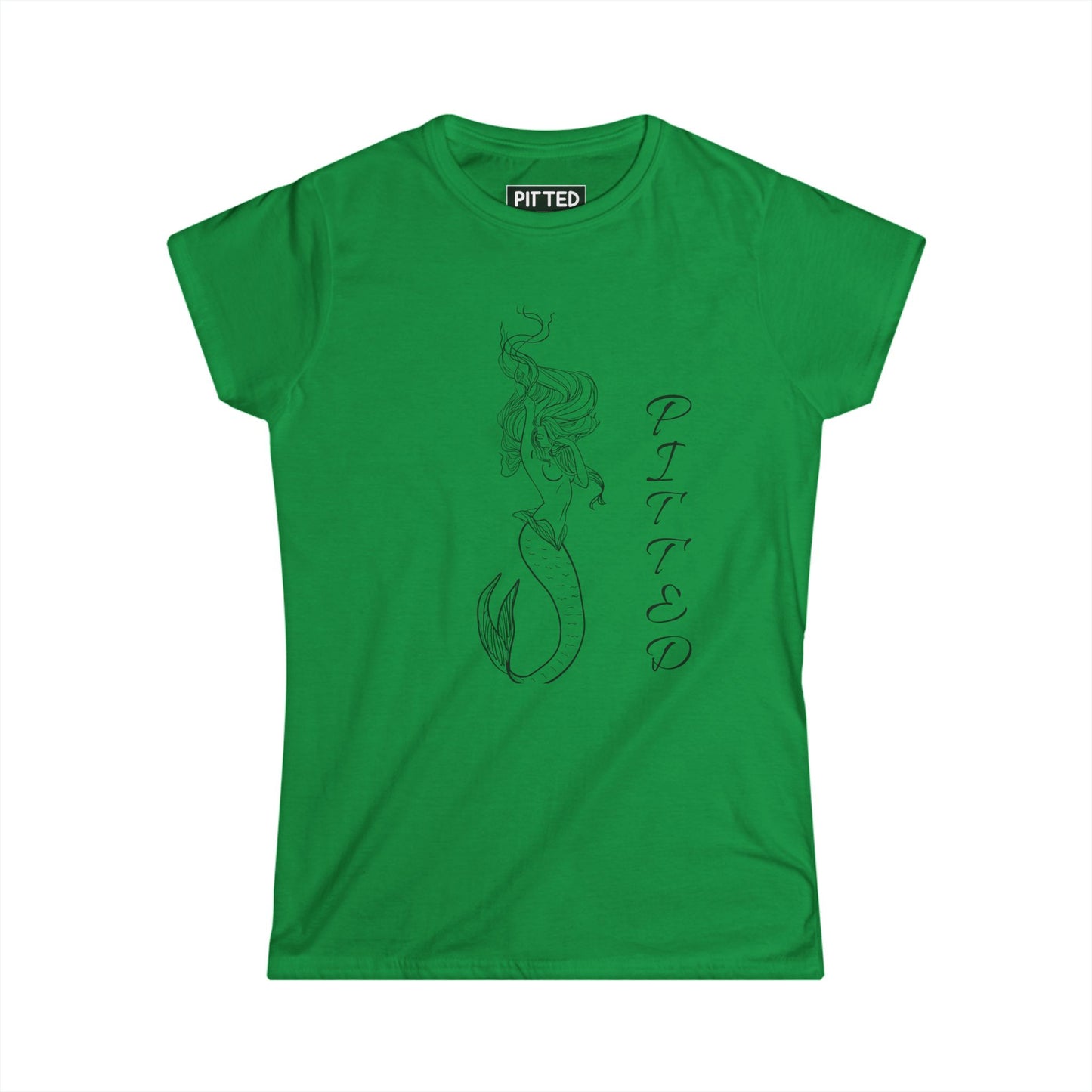 PITTED Mermaid of Surf Women’s Graphic T-Shirt

