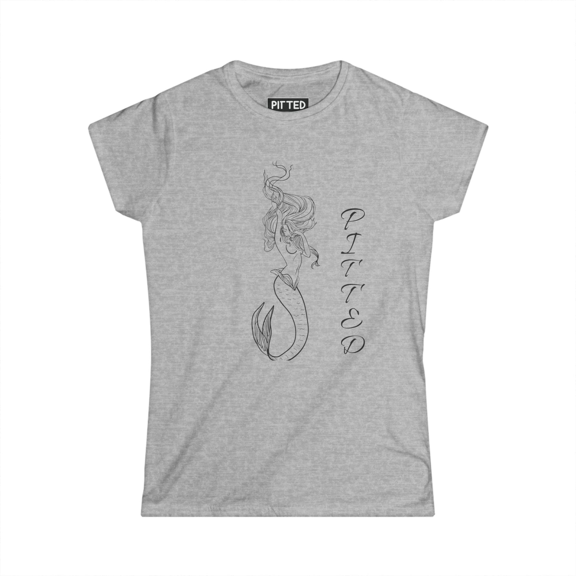 PITTED Mermaid of Surf Women’s Graphic T-Shirt

