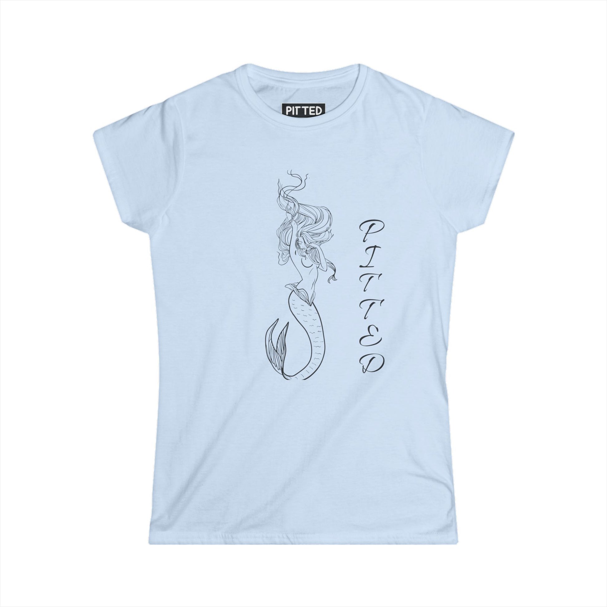 PITTED Mermaid of Surf Women’s Graphic T-Shirt

