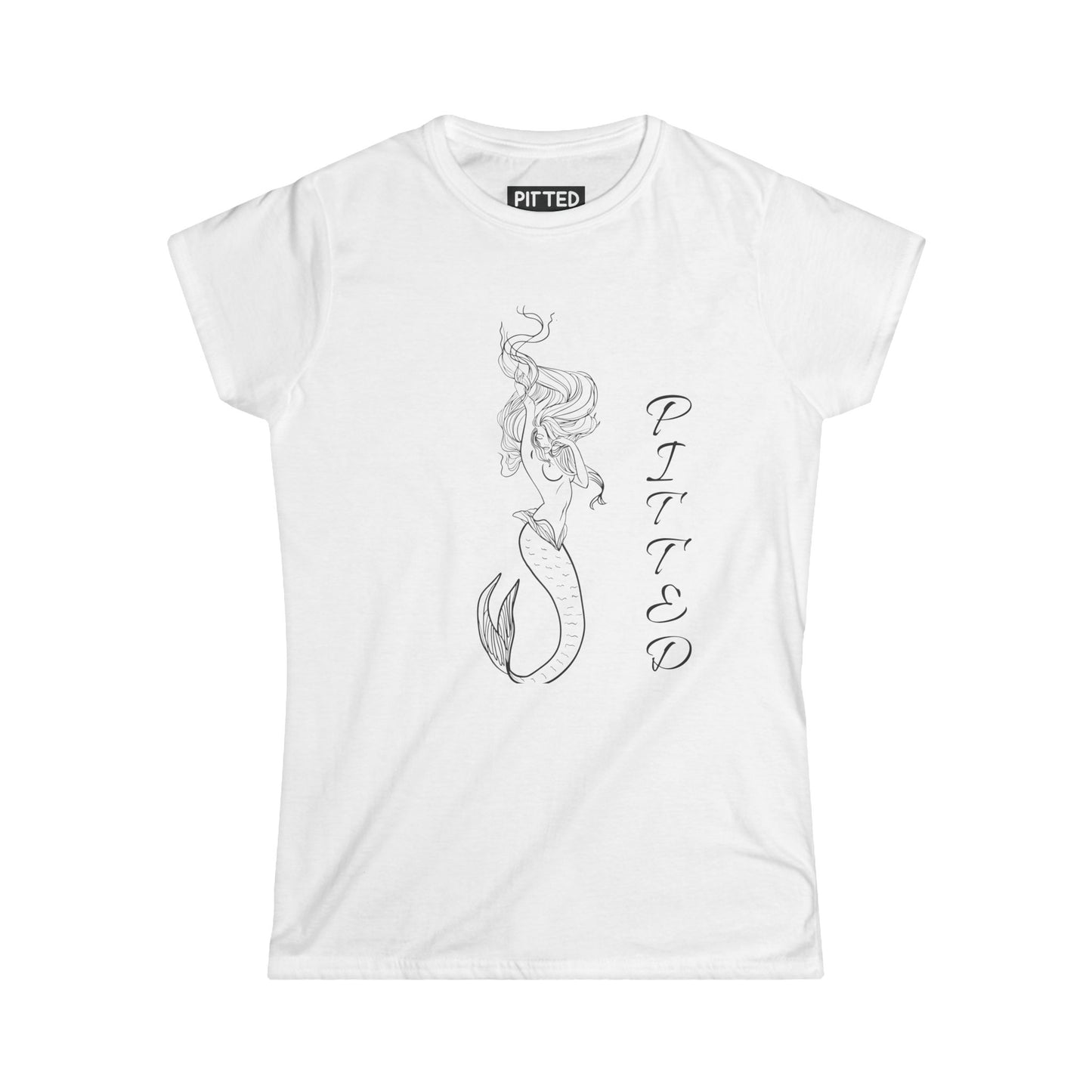 PITTED Mermaid of Surf Women’s Graphic T-Shirt

