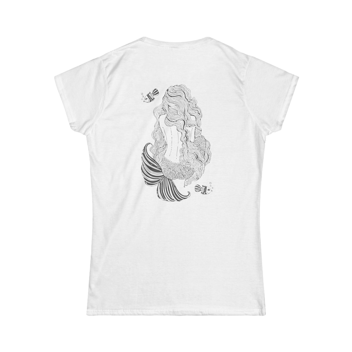 PITTED Mermaid of Surf Women’s Graphic T-Shirt

