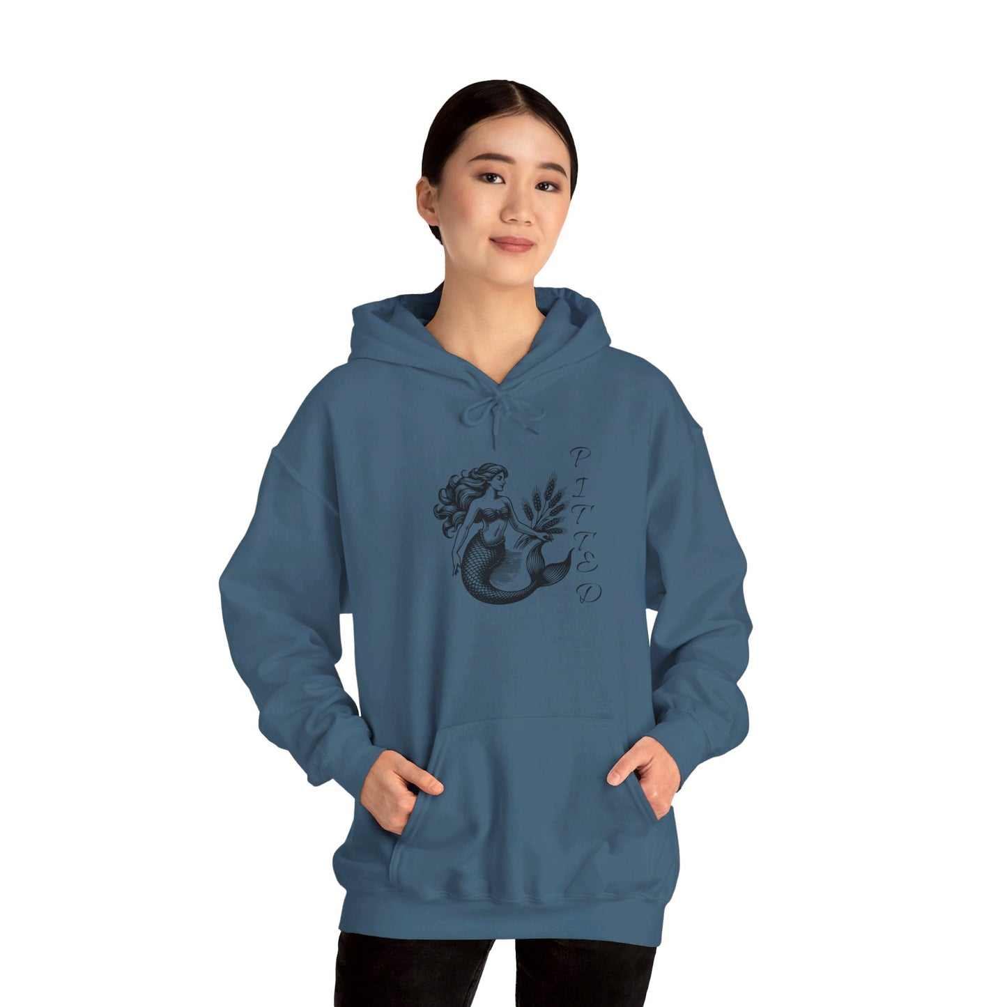 PITTED Mermaid of Surf Women’s Hoodie – Cozy and Bold

