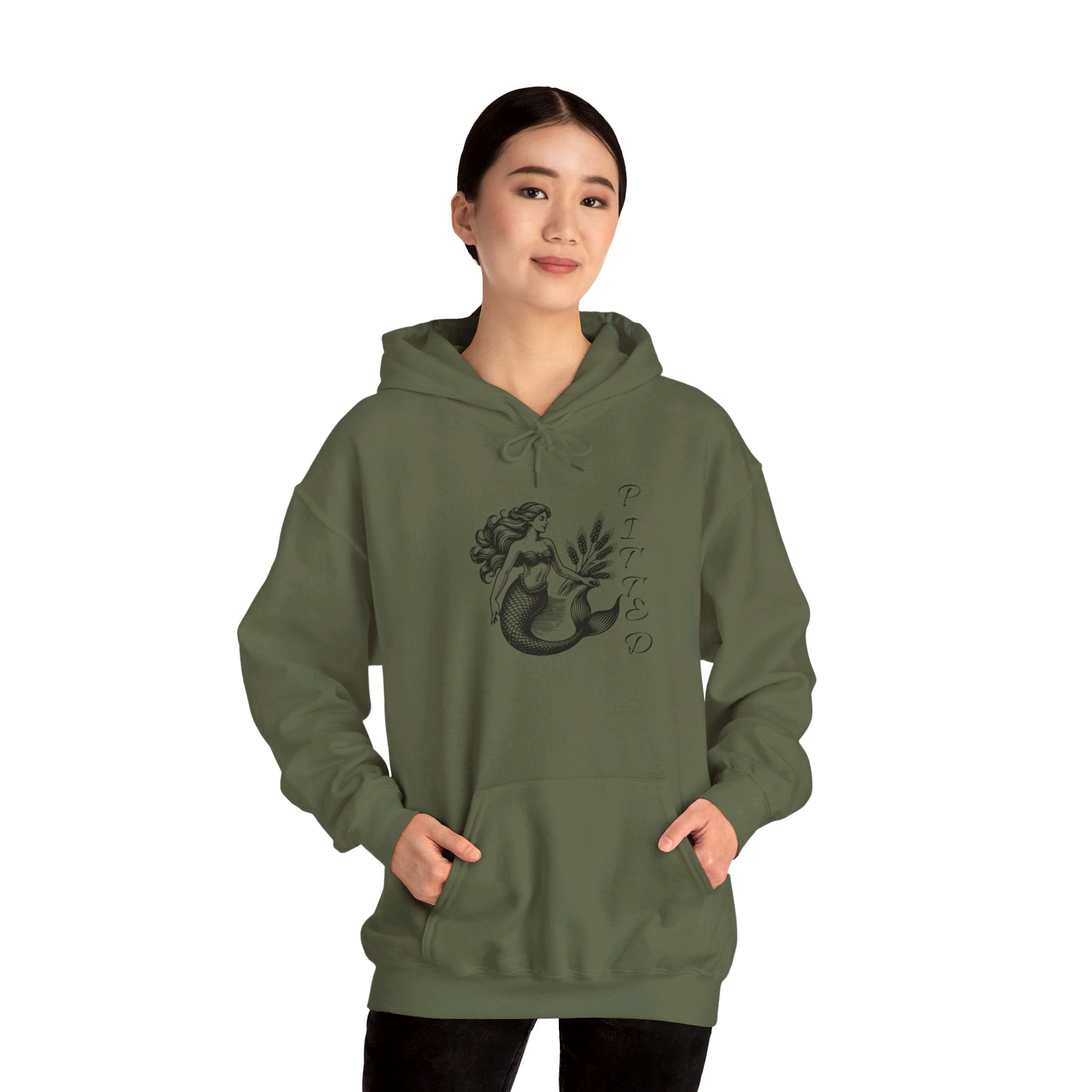 PITTED Mermaid of Surf Women’s Hoodie – Cozy and Bold

