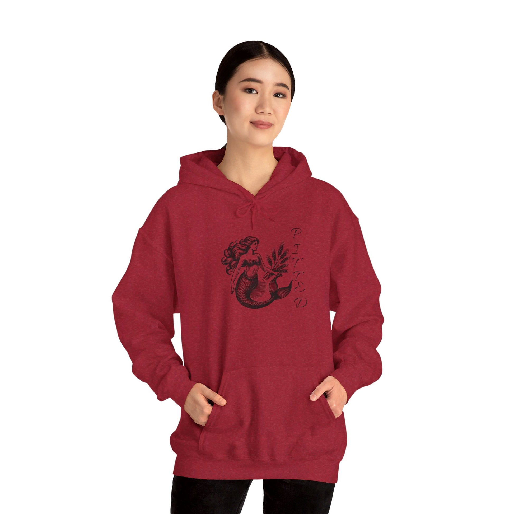 PITTED Mermaid of Surf Women’s Hoodie – Cozy and Bold


