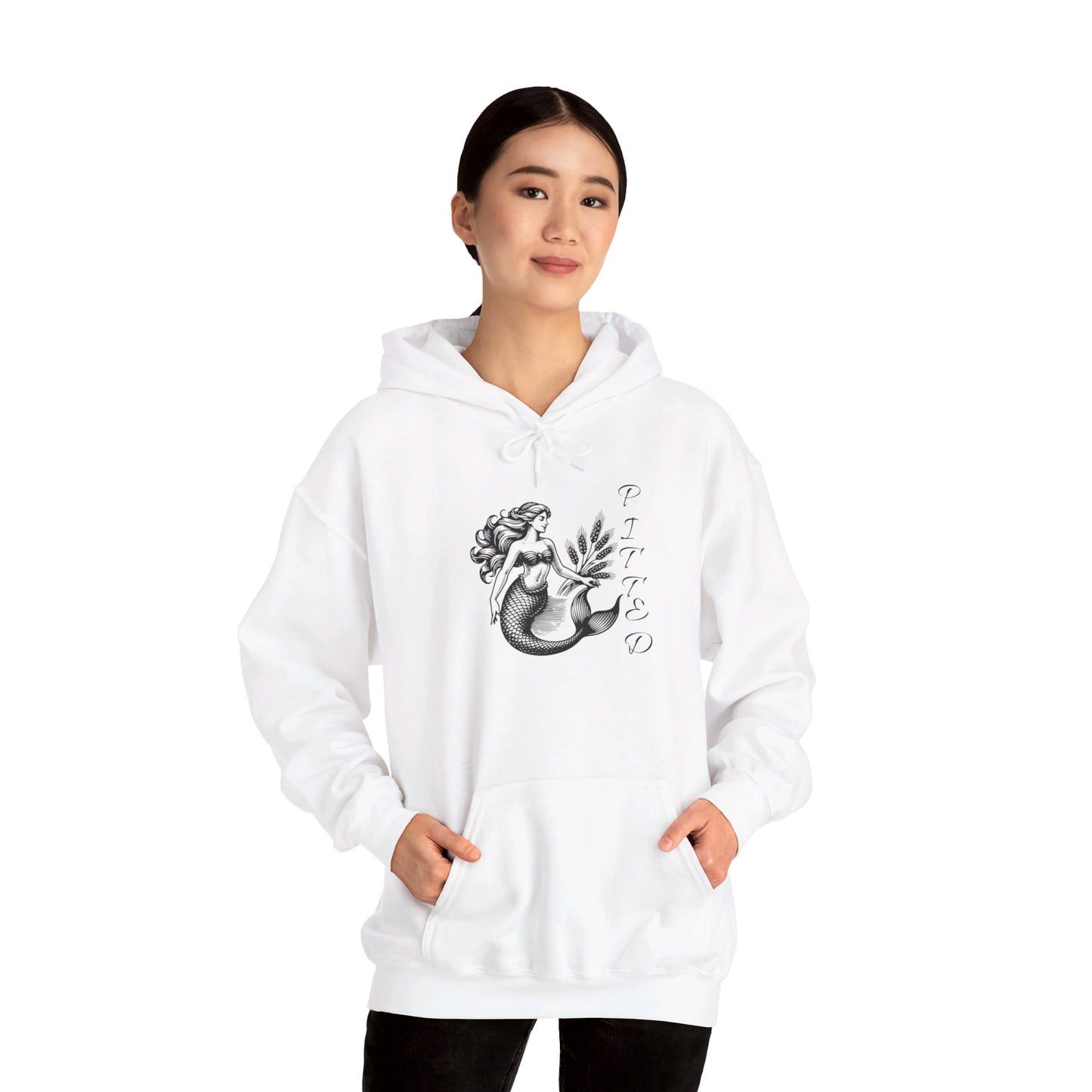 PITTED Mermaid of Surf Women’s Hoodie – Cozy and Bold

