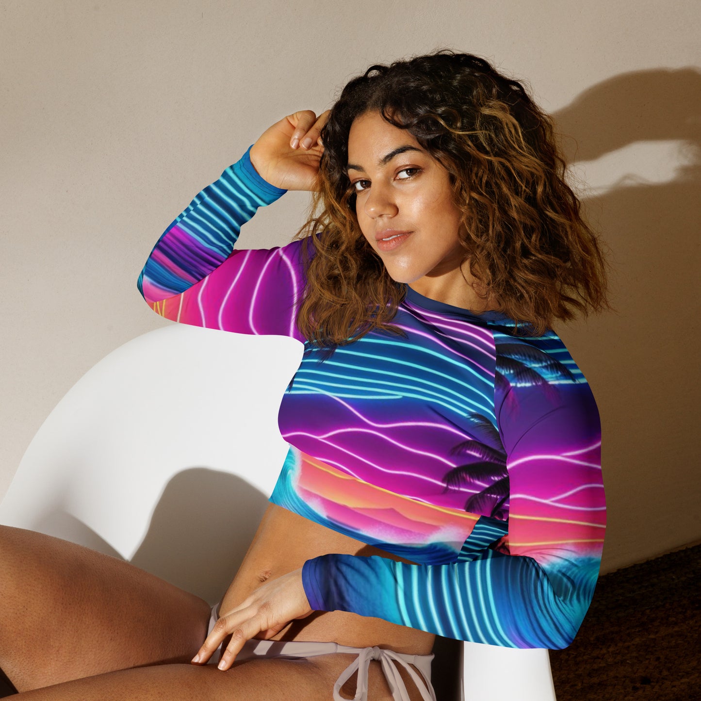 PITTED: Miami Nights Crop Top: Eco-Friendly & Trendy