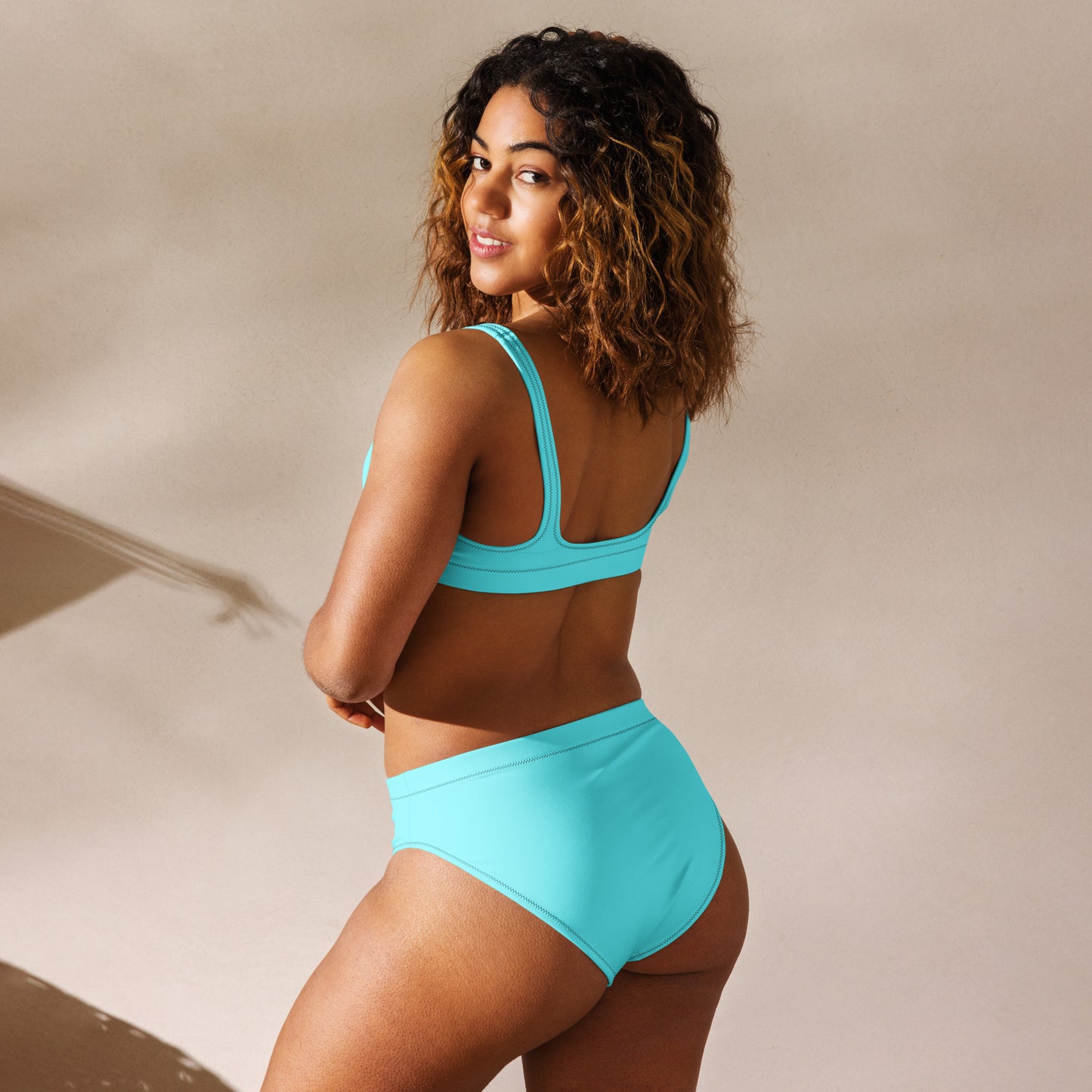PITTED: Neon Blue Mediation Bikini – Bold, Comfortable & Eco-Friendly